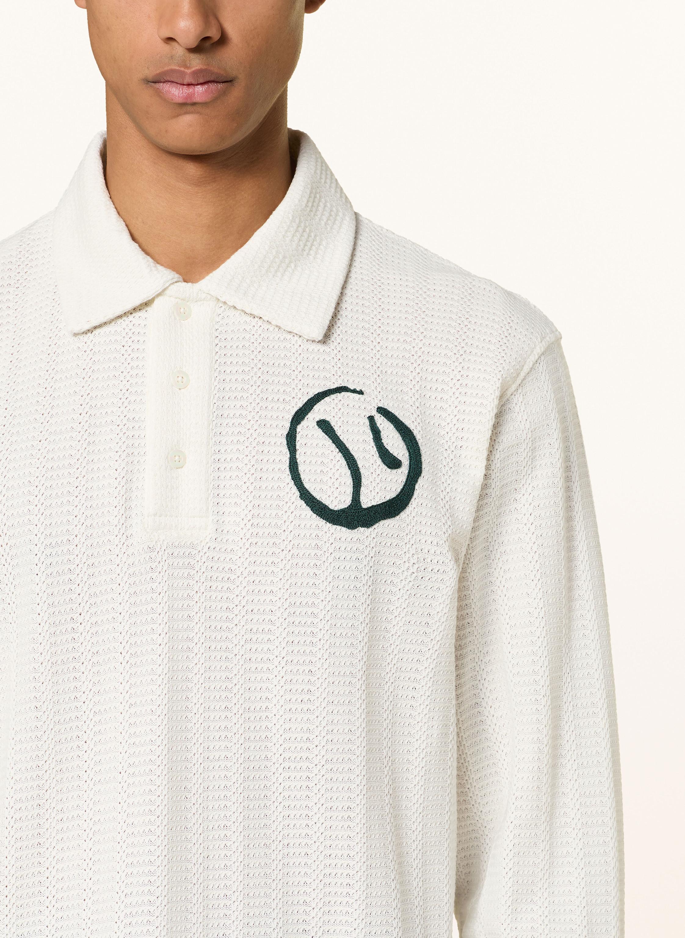 Thumbnail - Palmes Strick-Poloshirt weiss