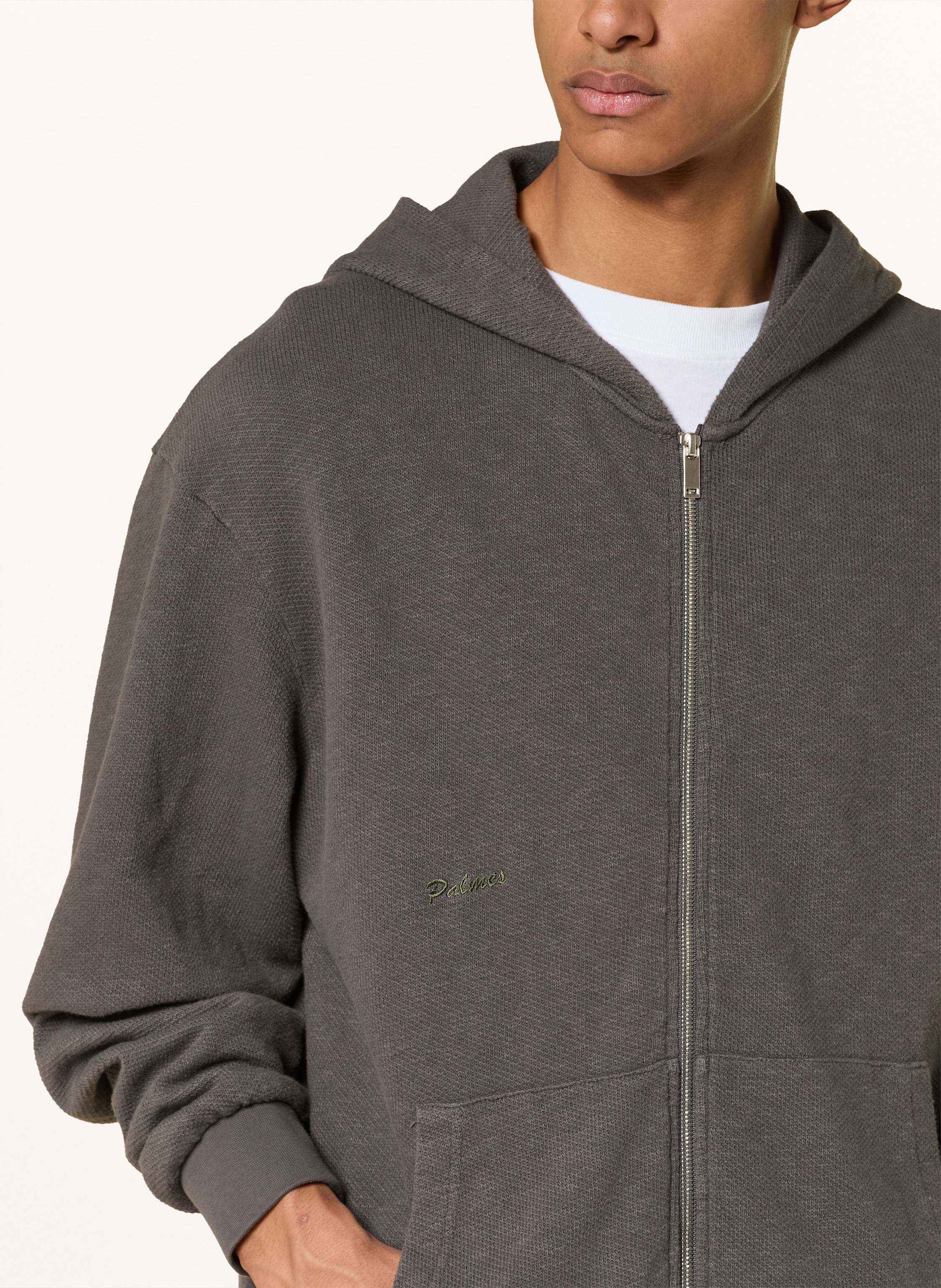 Thumbnail - Palmes Sweatjacke grau