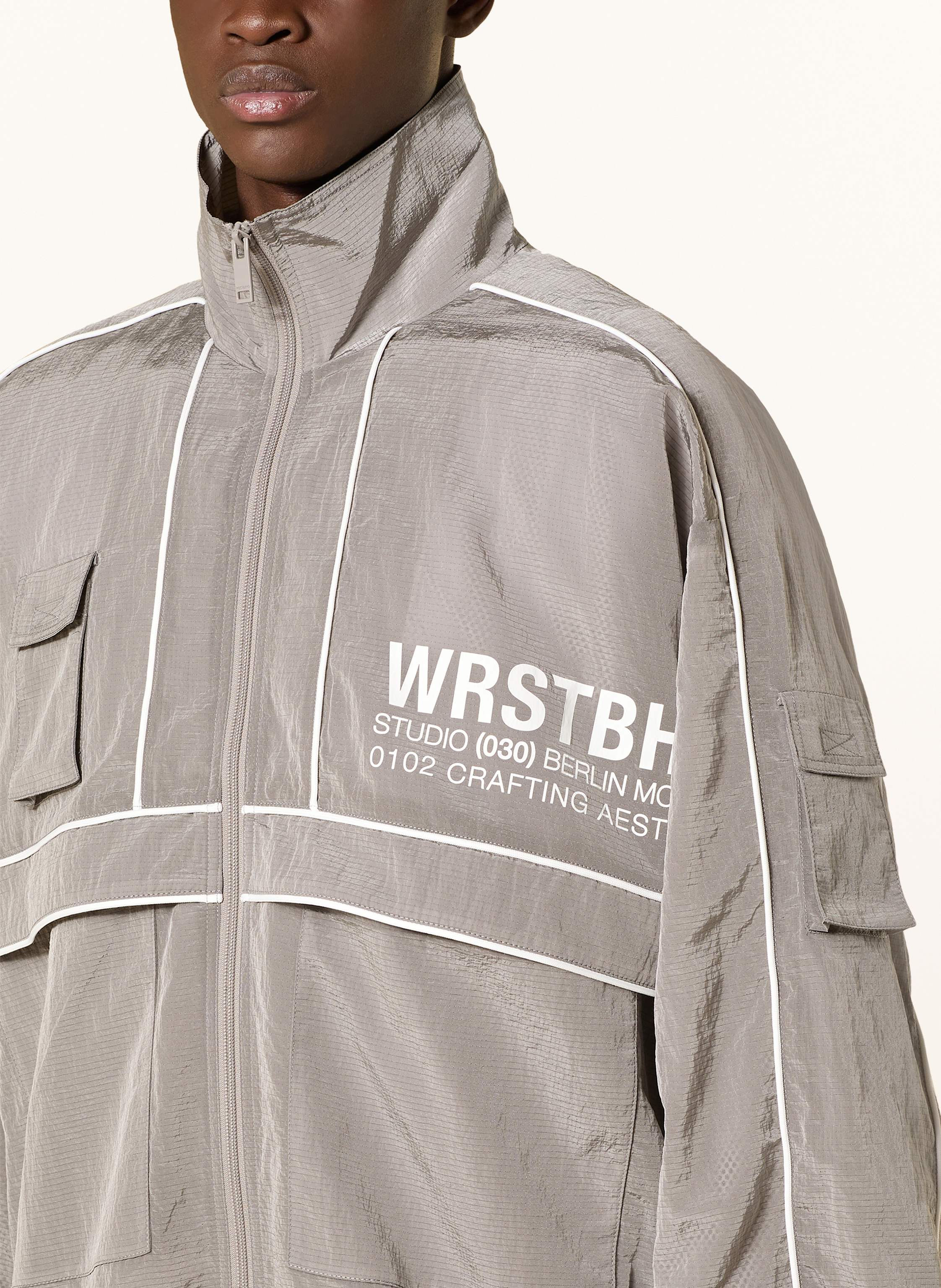 Thumbnail - Wrstbhvr Sweatjacke Soban grau