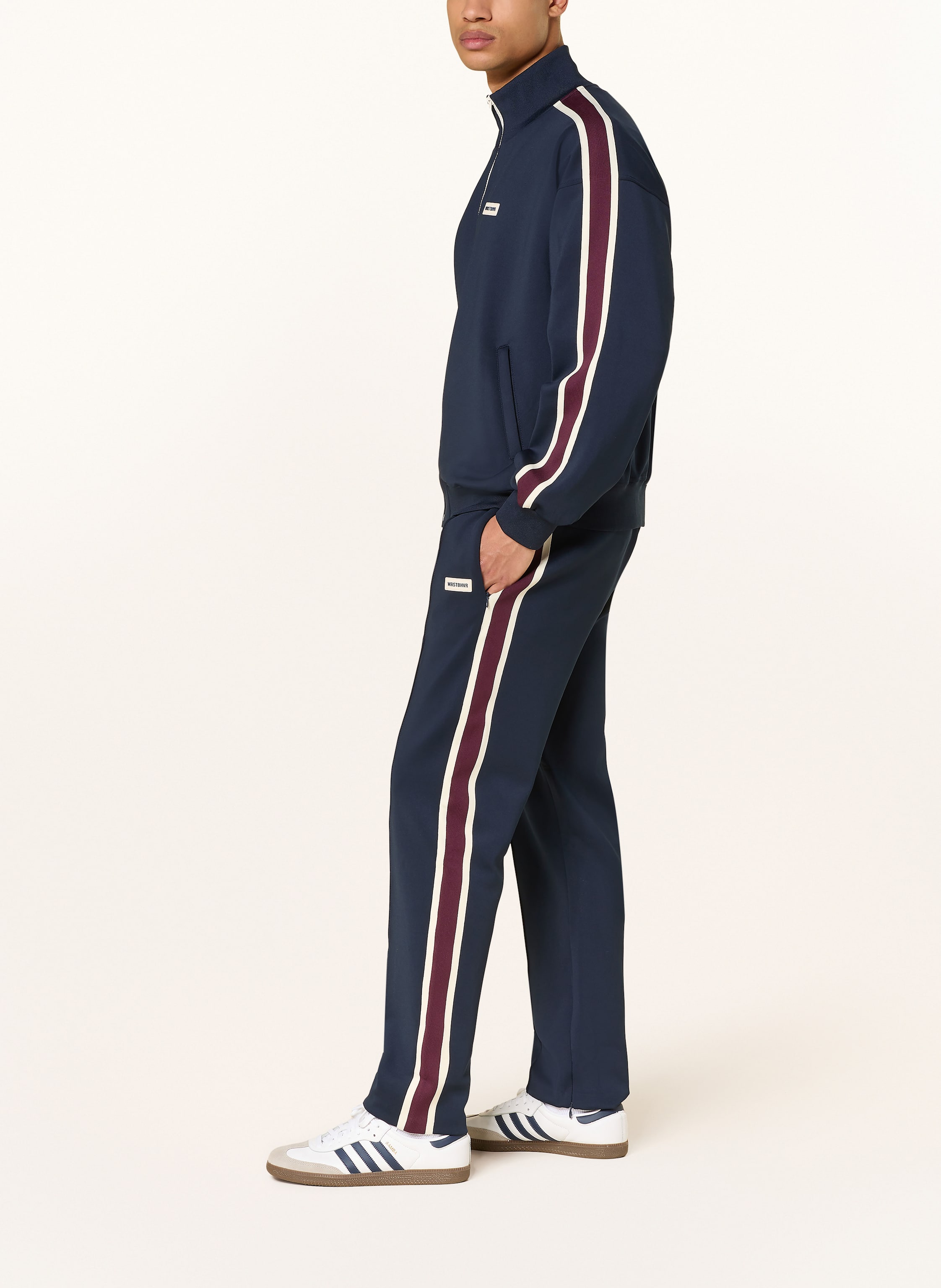 Thumbnail - Wrstbhvr Track Pants Trev v2 Mit Galonstreifen blau