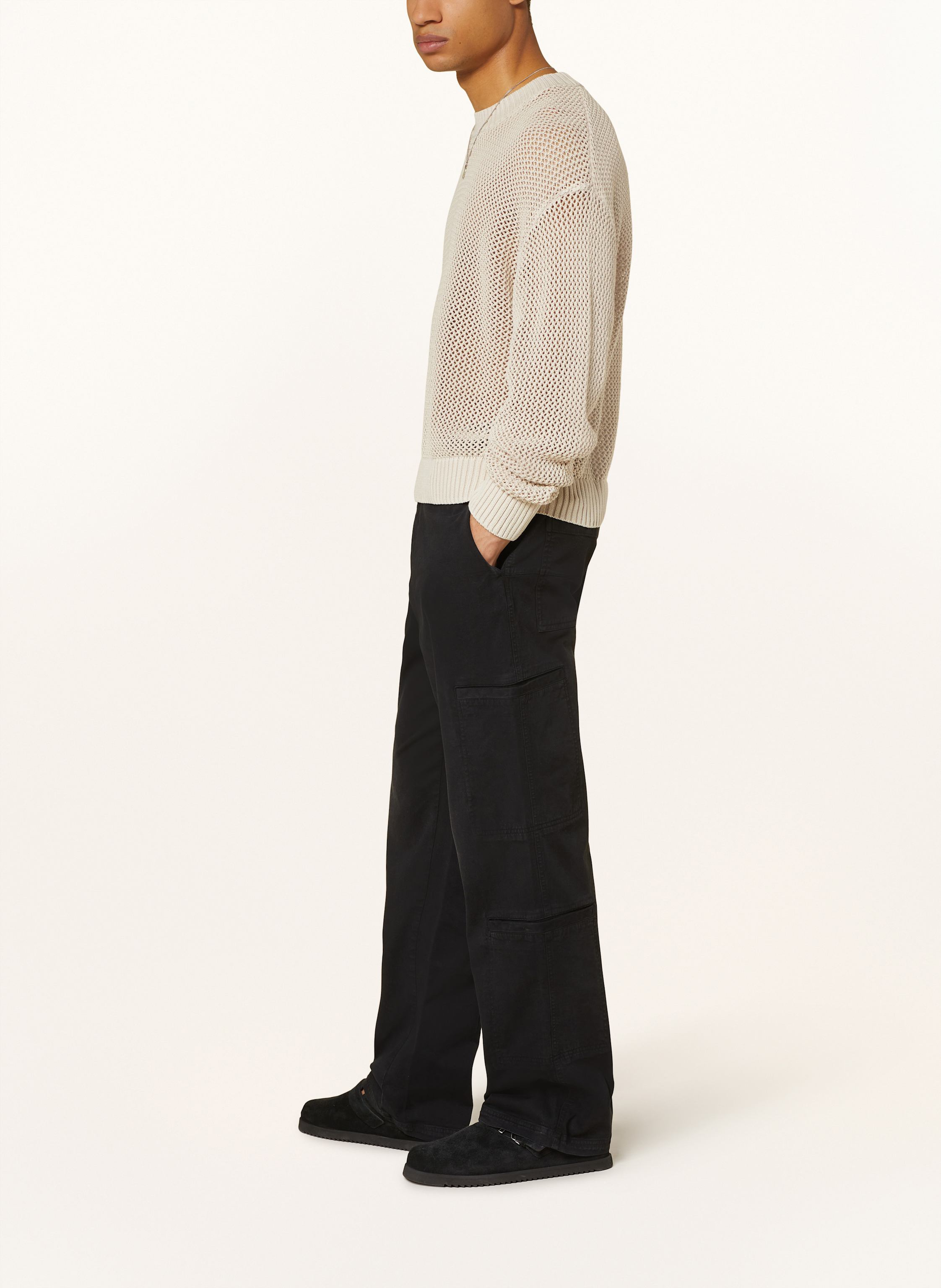 Thumbnail - Represent Cargohose Straight Relaxed Fit schwarz