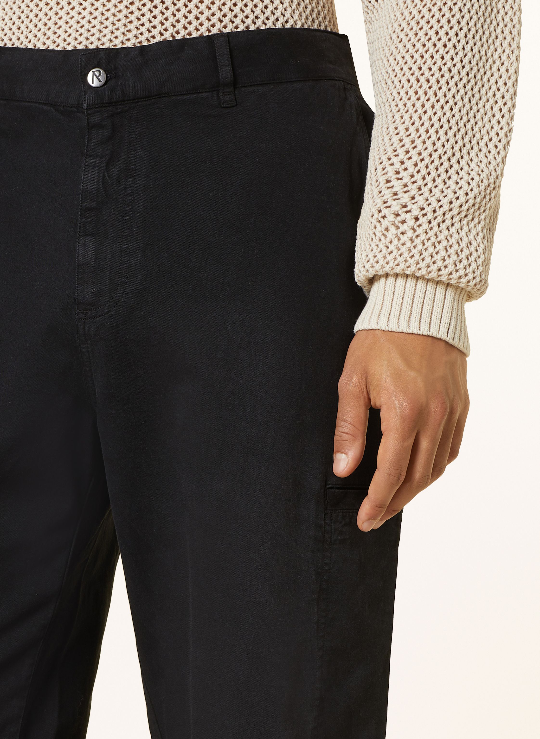 Thumbnail - Represent Cargohose Straight Relaxed Fit schwarz