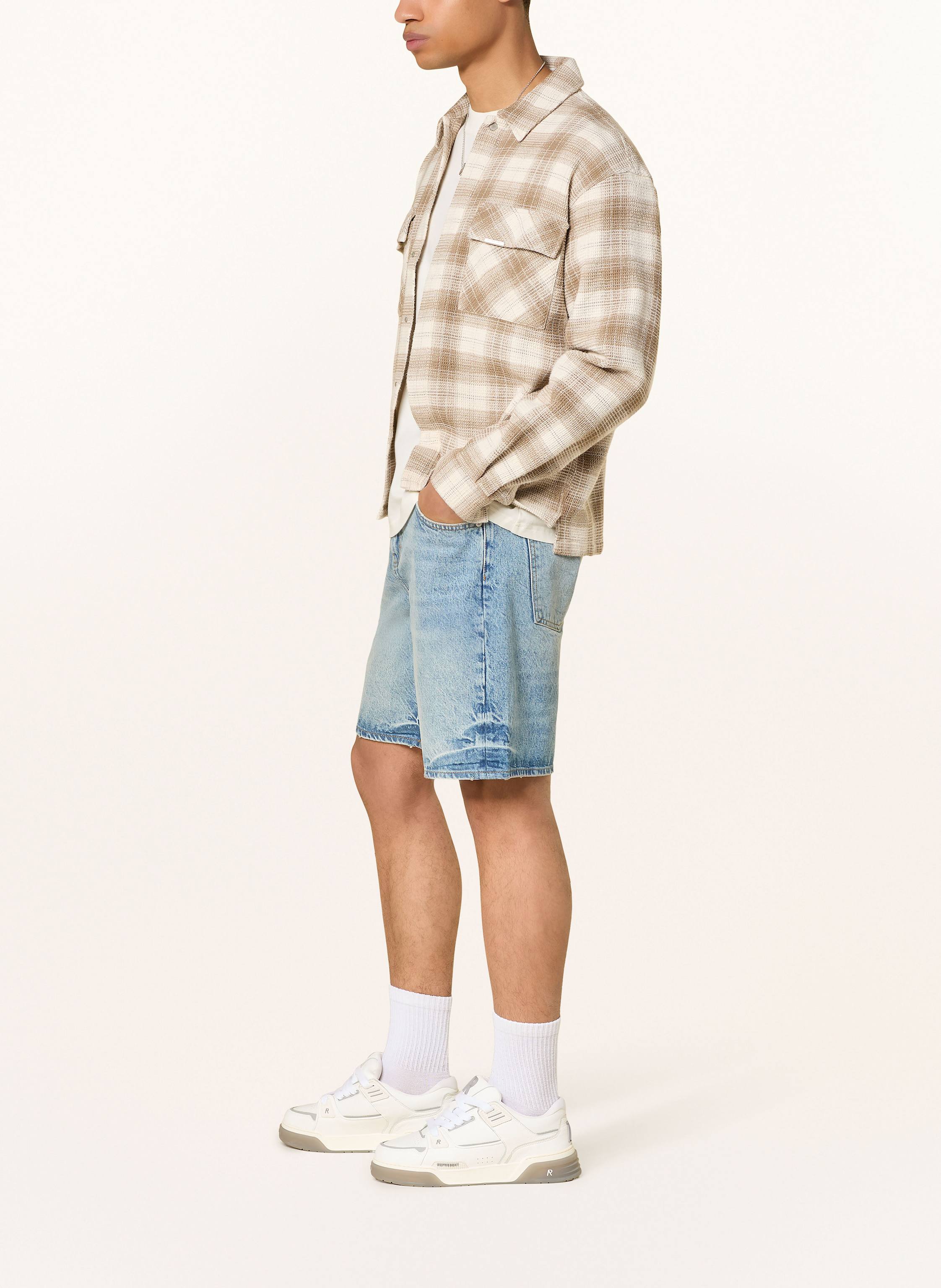Thumbnail - Represent Jeansshorts Wide Fit blau
