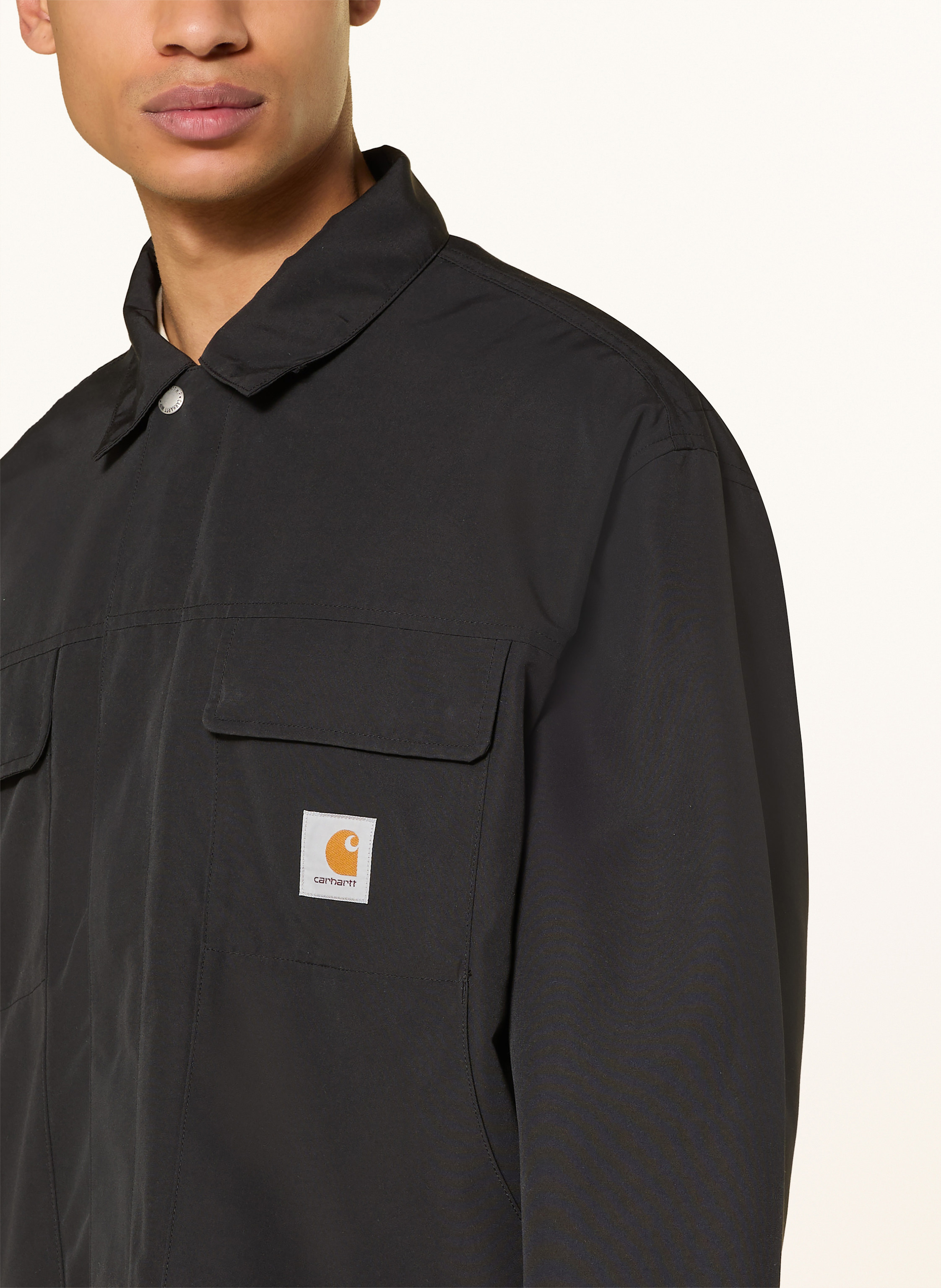 Thumbnail - Carhartt Wip Overjacket Liam schwarz