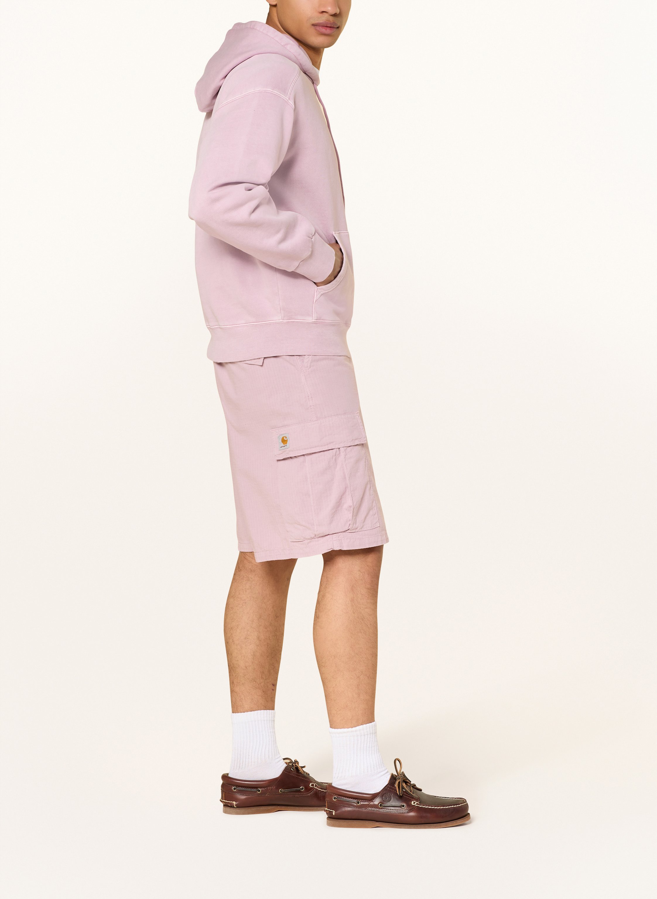 Thumbnail - Carhartt Wip Cargoshorts Alan Relaxed Fit rosa