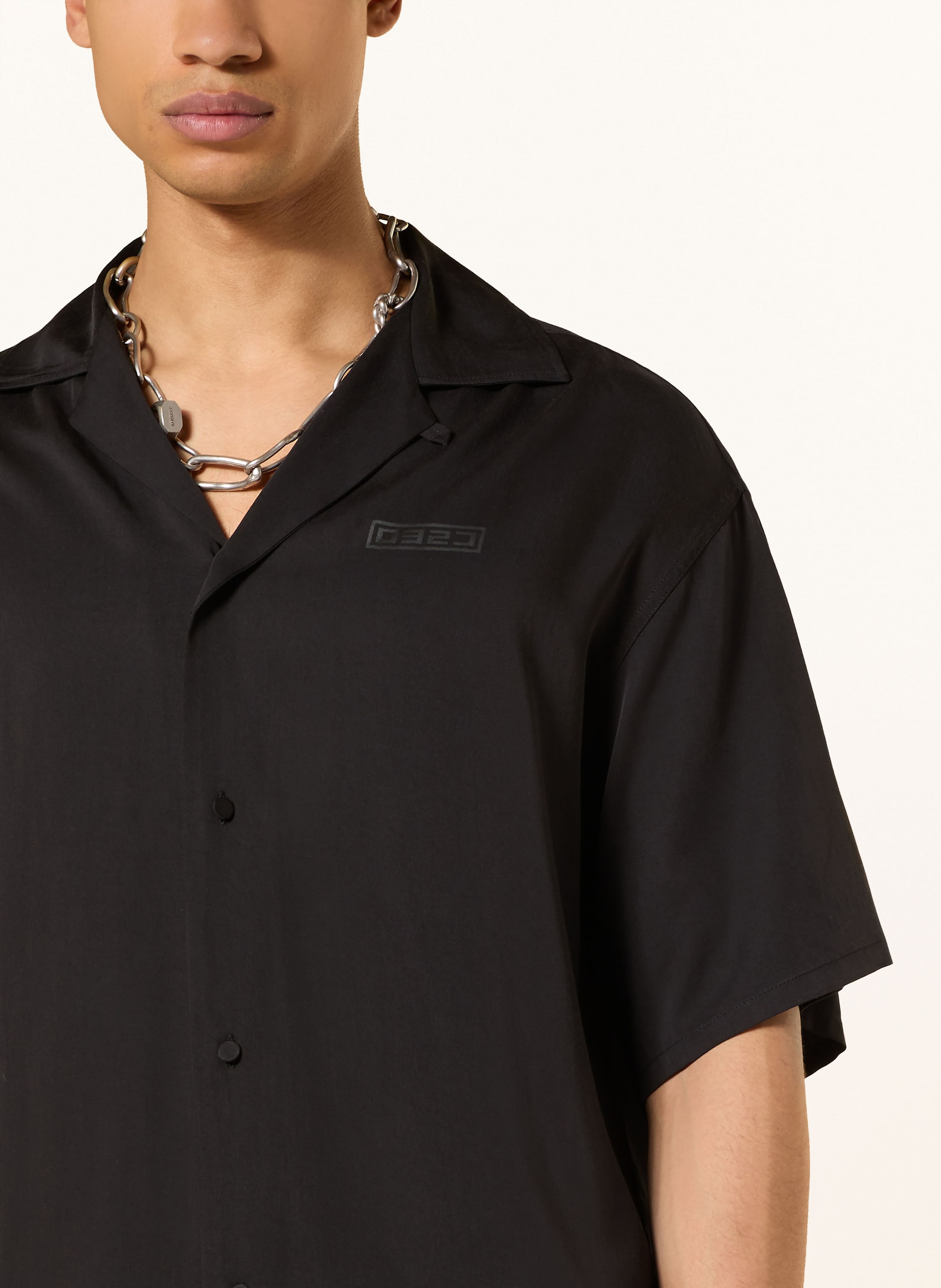 Thumbnail - 032c Resorthemd 111 Relaxed Fit schwarz