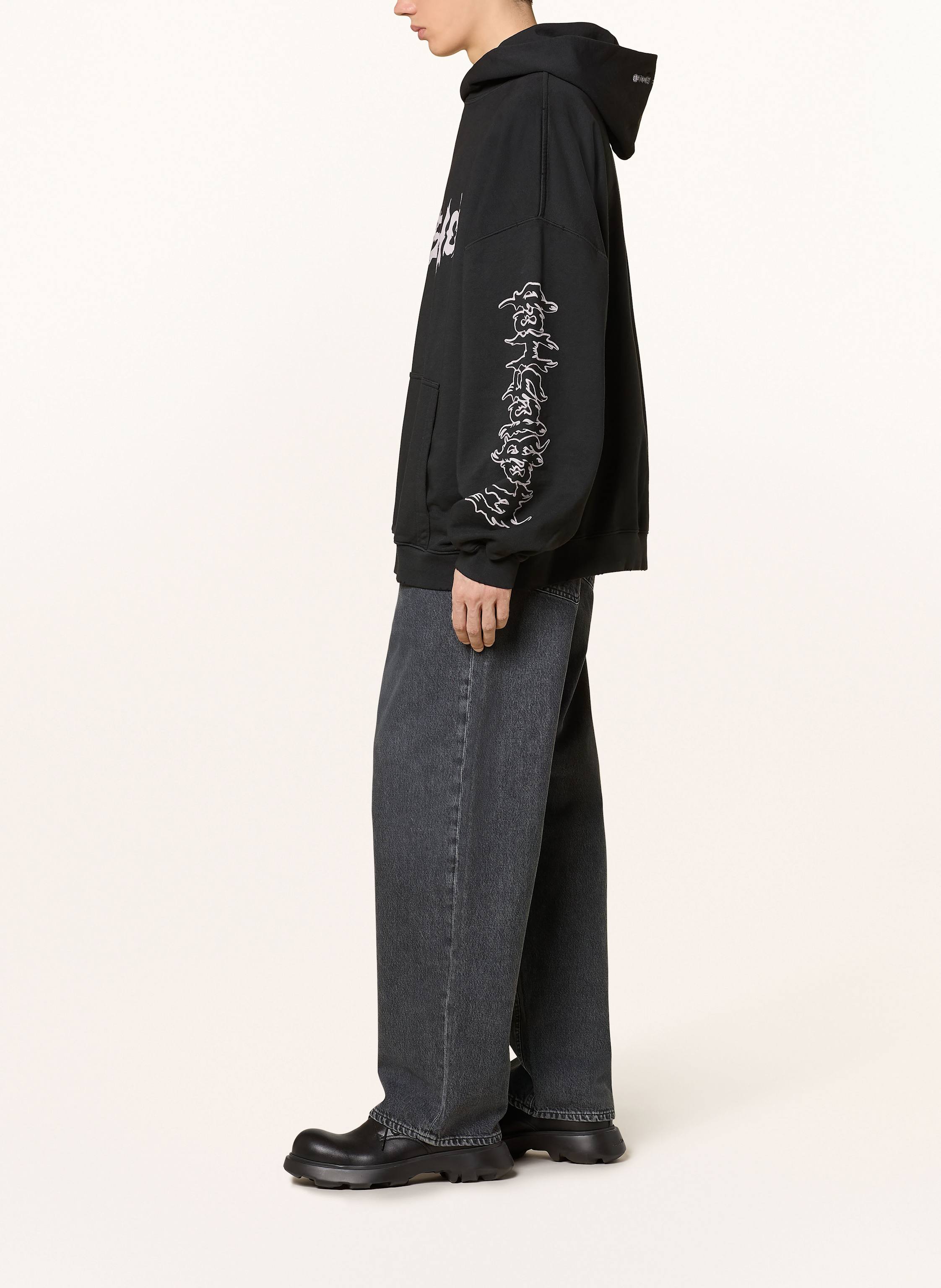 Thumbnail - 032c Oversized-Hoodie Faithless schwarz
