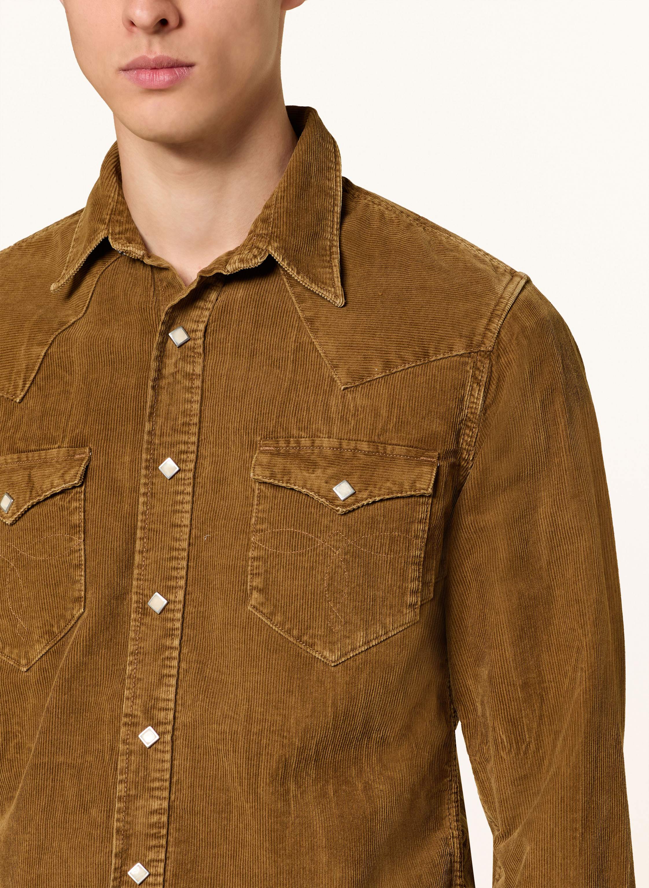 Thumbnail - Rrl Cordhemd Regular Fit braun