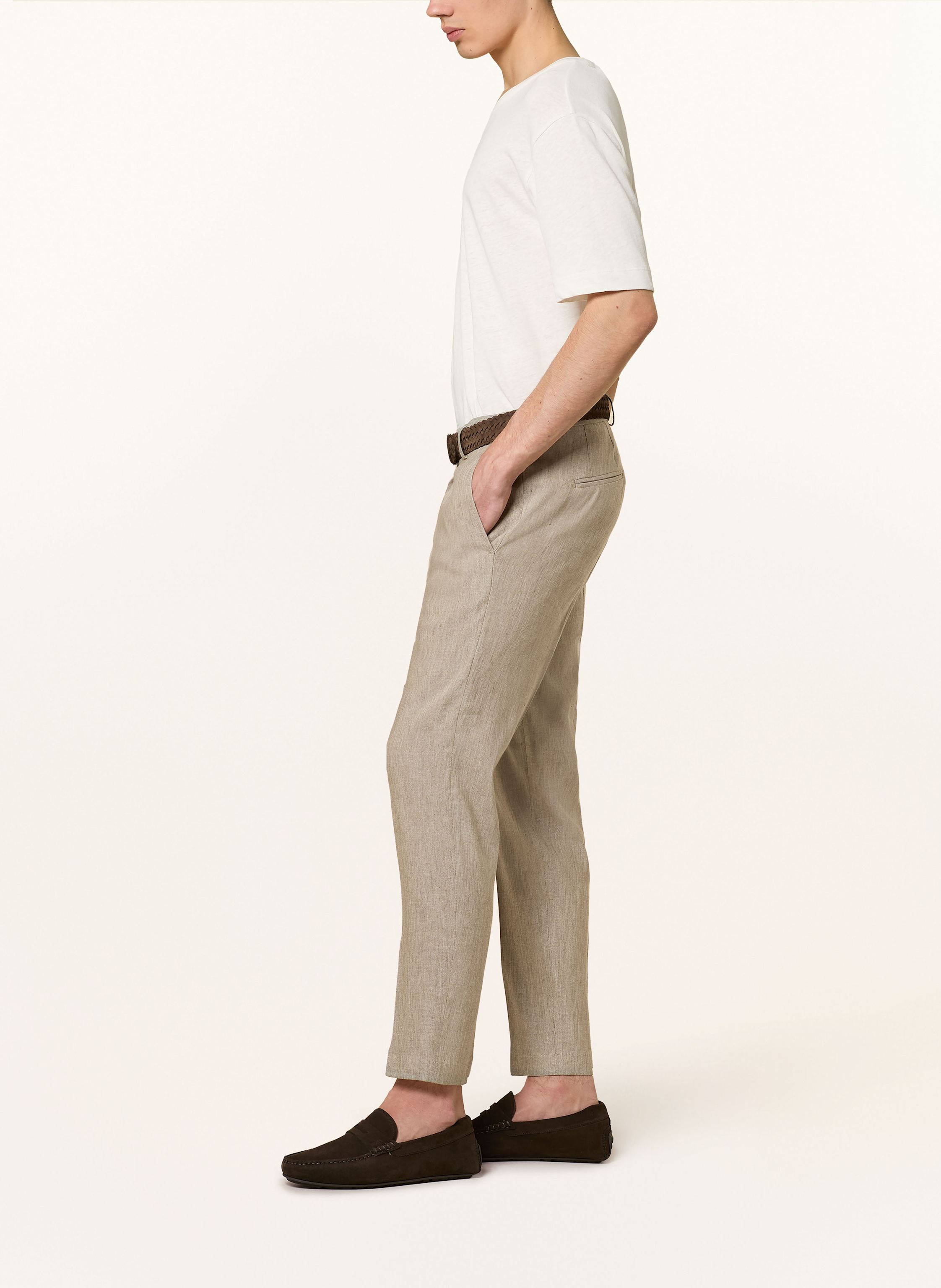 Thumbnail - Cinque Anzughose Cisalto Tapered Fit Mit Leinen gruen