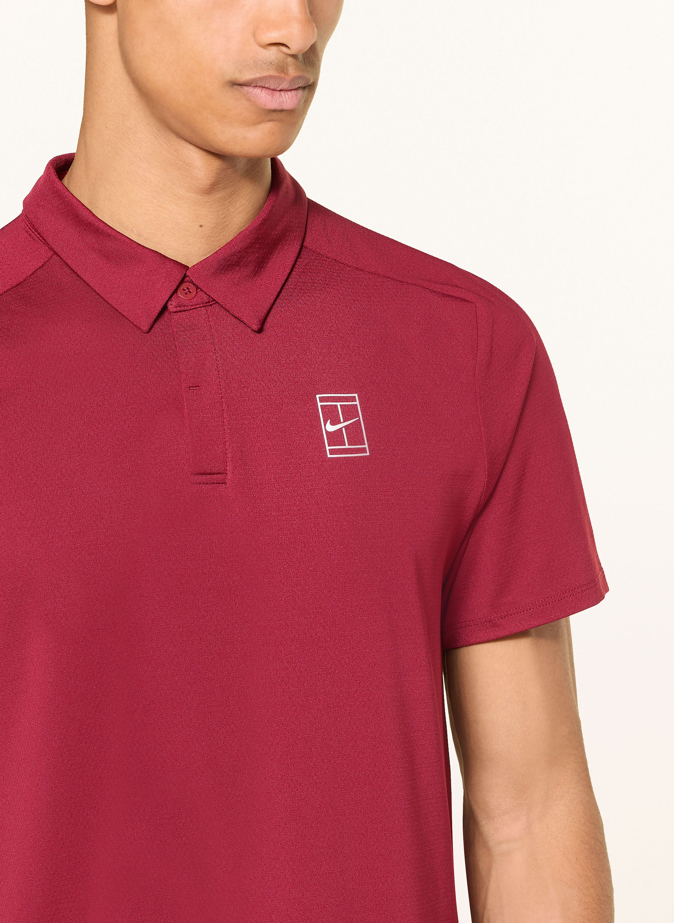 Thumbnail - Nike Funktions-Poloshirt Nikecourt Advantage rot