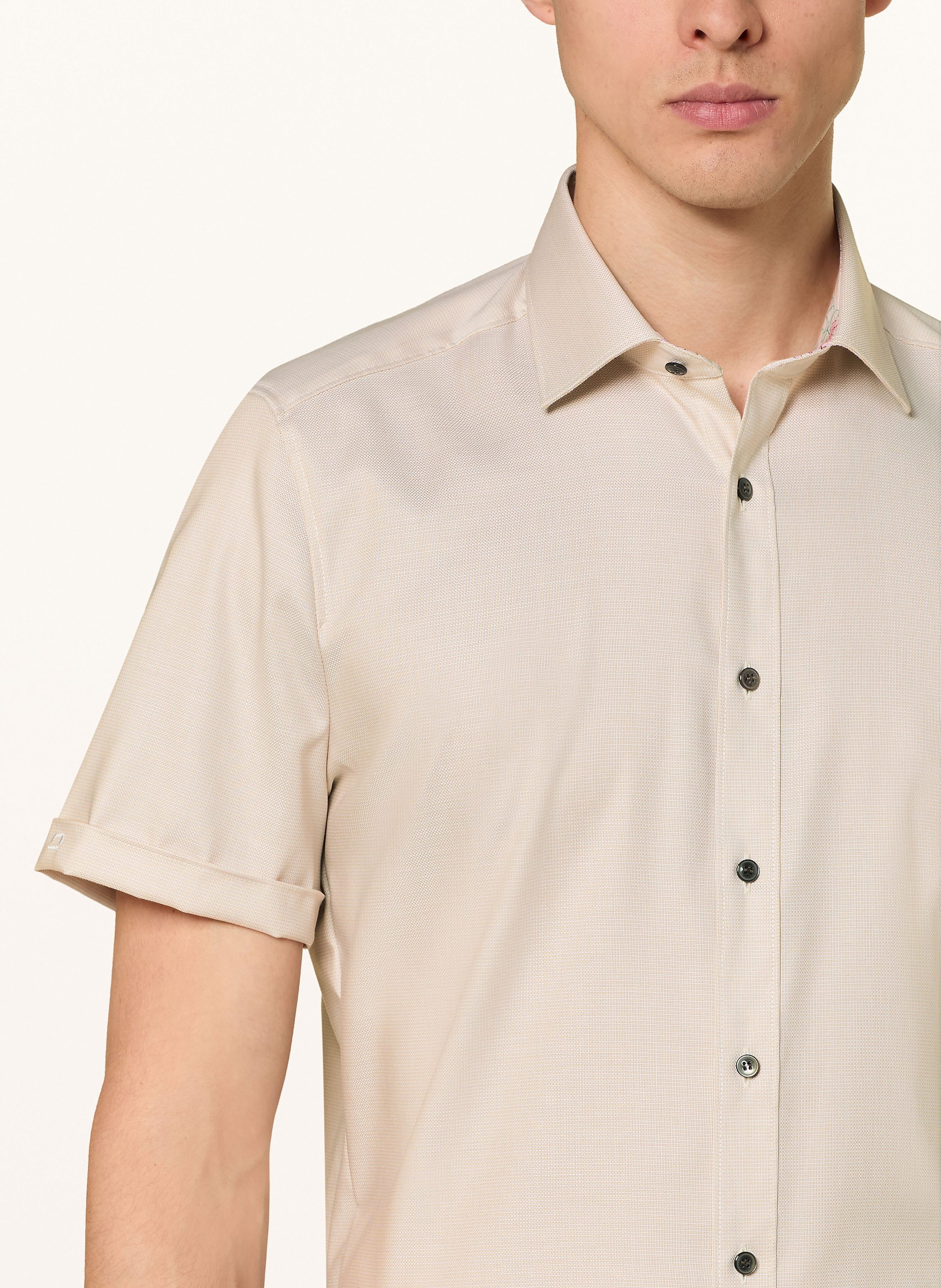 Thumbnail - Olymp Kurzarm-Hemd Level Five Body Fit beige