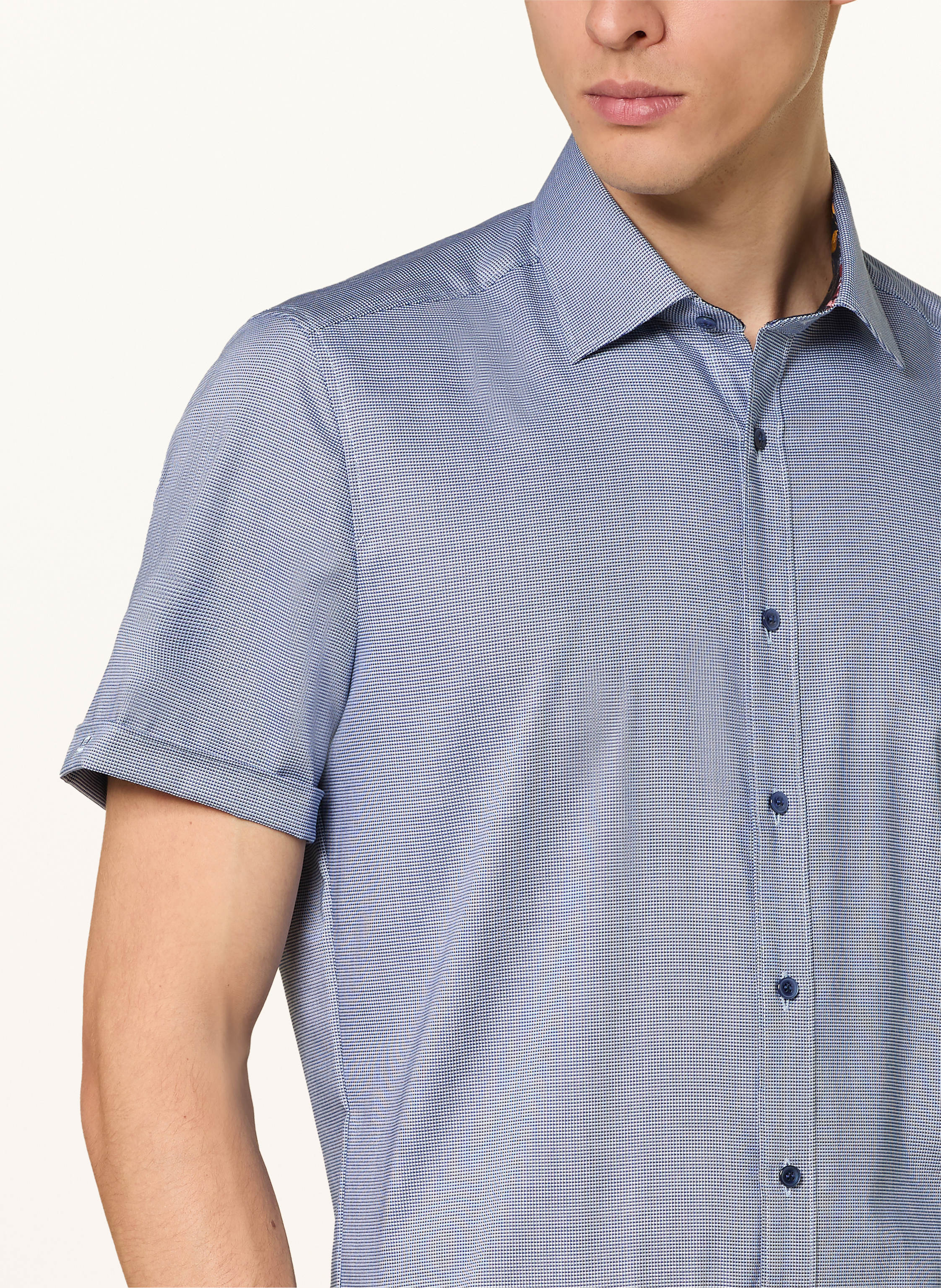 Thumbnail - Olymp Kurzarm-Hemd Level Five Body Fit blau