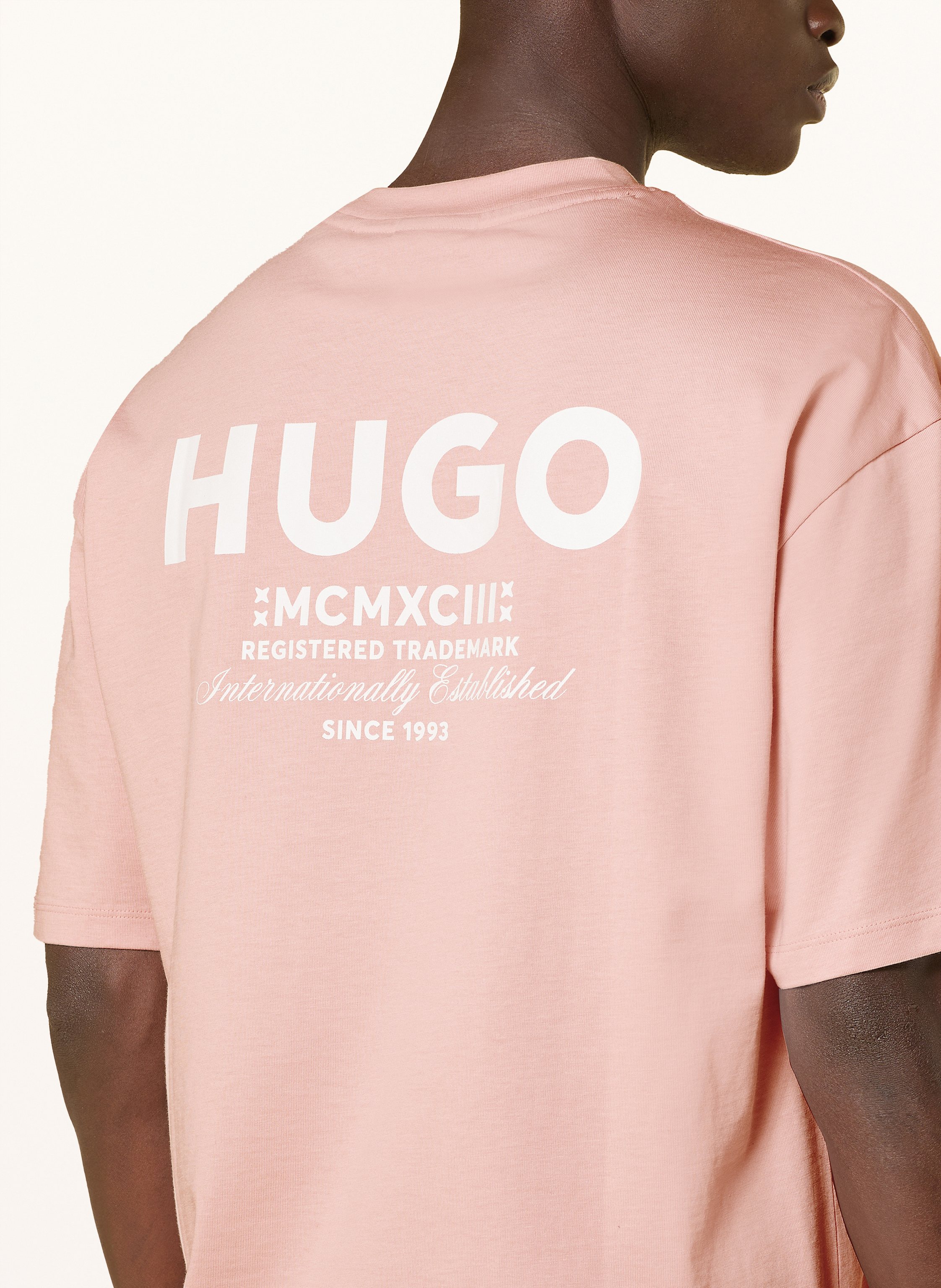 Thumbnail - Hugo T-Shirt Nalono rosa