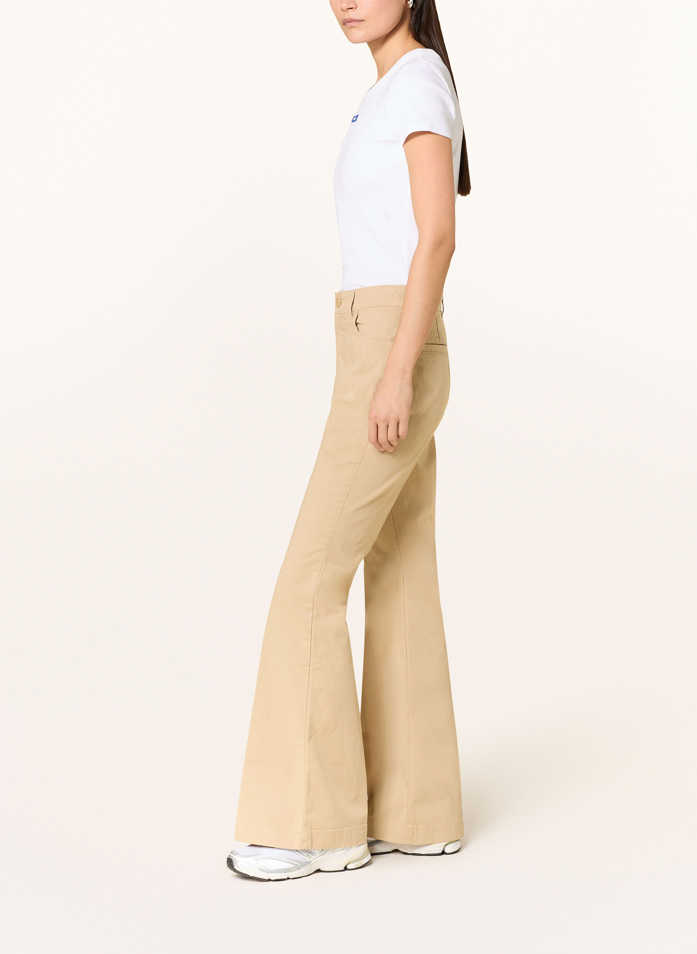Thumbnail - Hugo Blue Bootcut-Hose Hizama beige