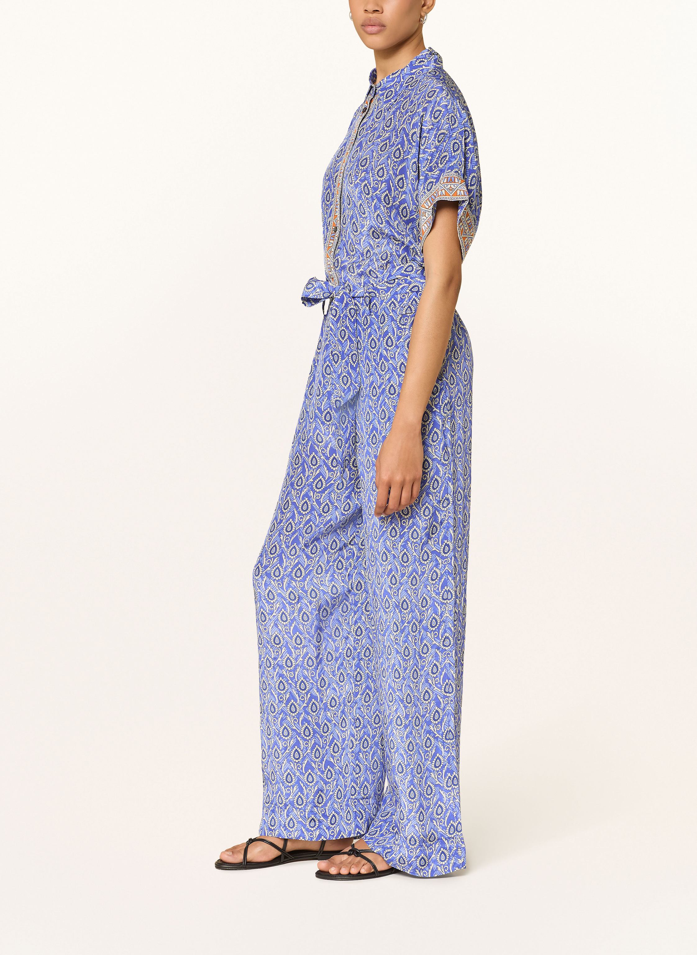 Thumbnail - Lollys Laundry Satin-Jumpsuit Mathildell blau