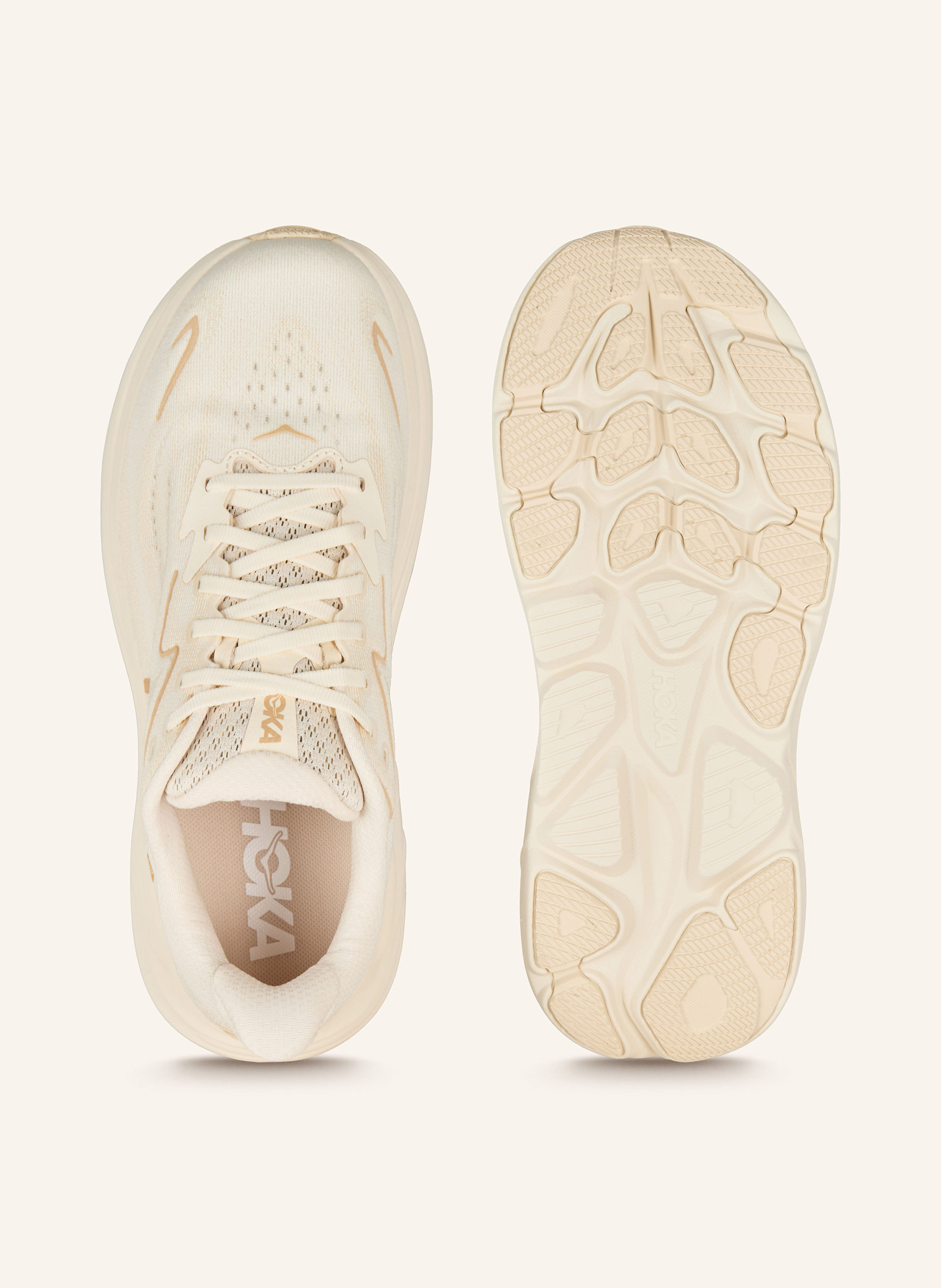 Thumbnail - Hoka Laufschuhe Clifton 10 beige