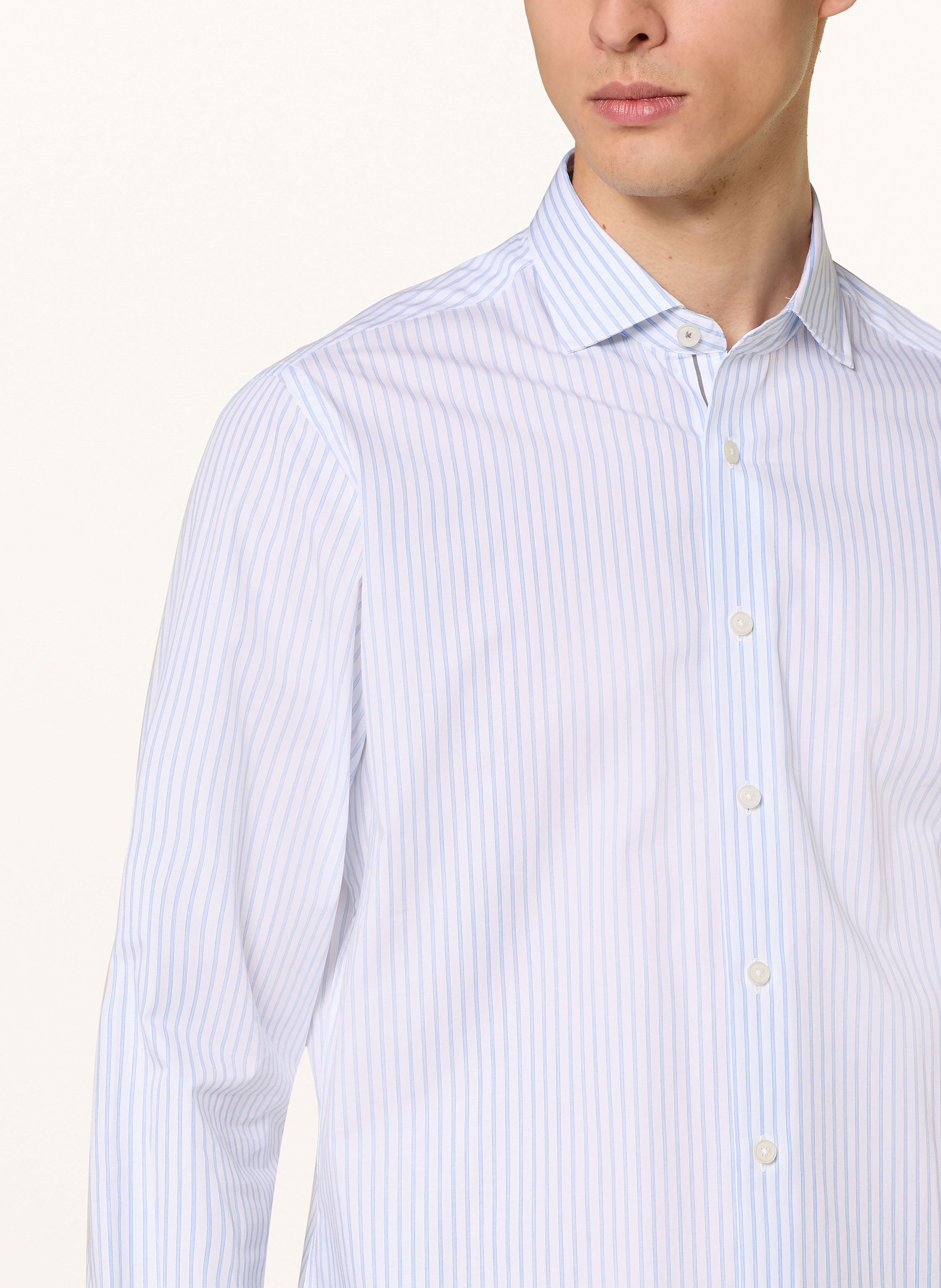 Thumbnail - Hackett London Hemd Classic Fit weiss