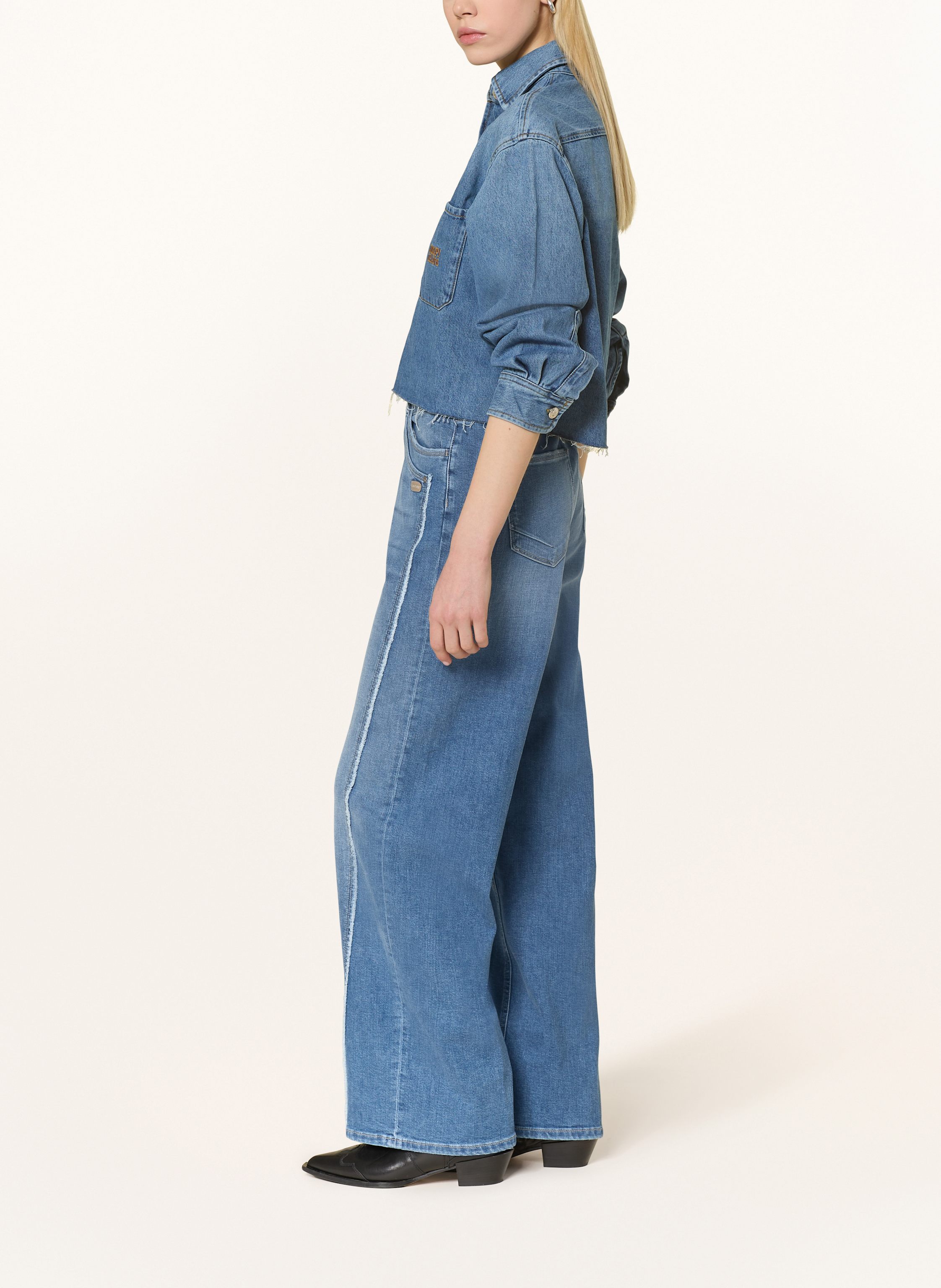 Thumbnail - Gang Wide Leg Jeans 94fanny blau