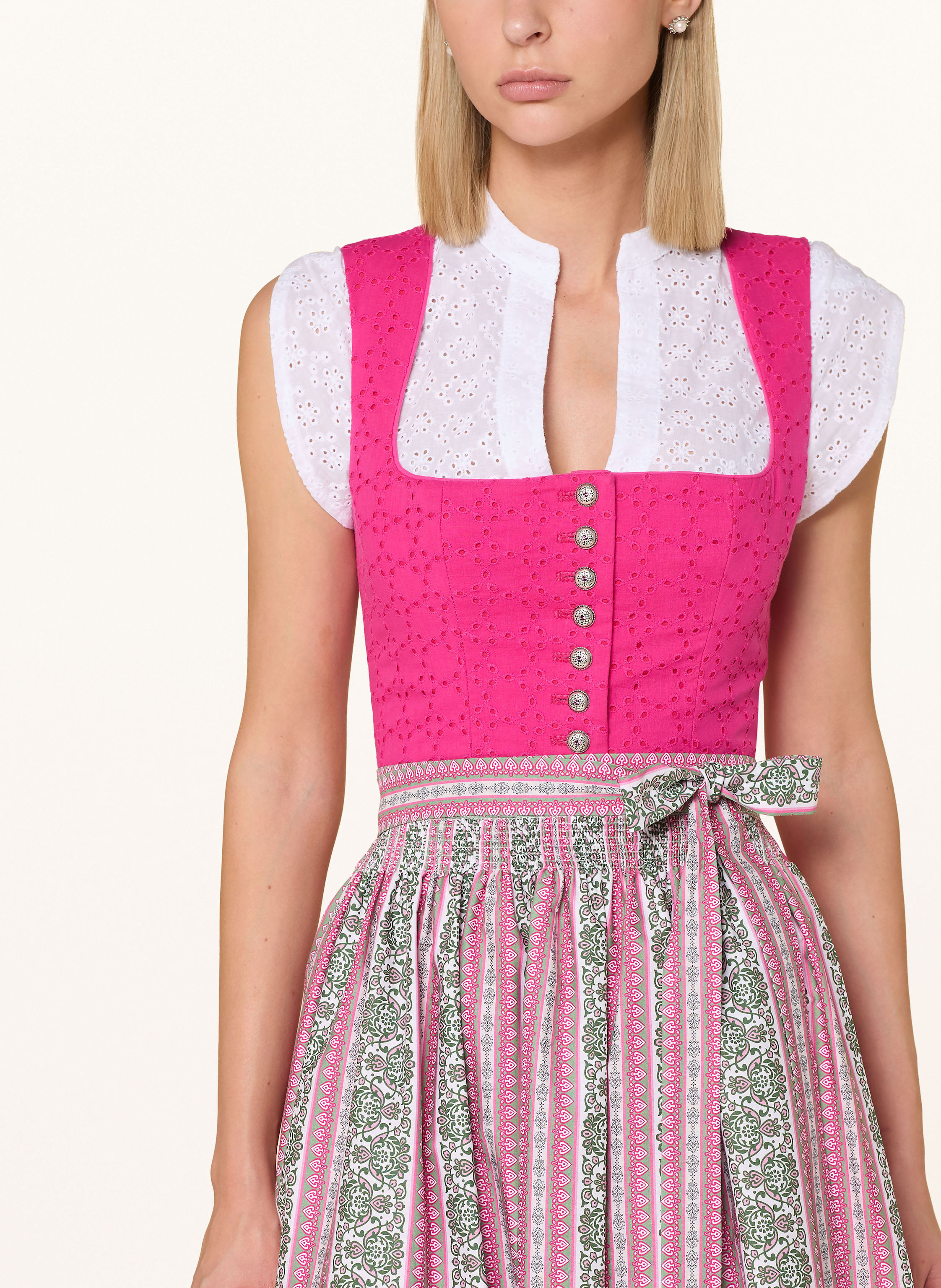 Thumbnail - Berwin & Wolff Dirndl Aus Lochspitze pink