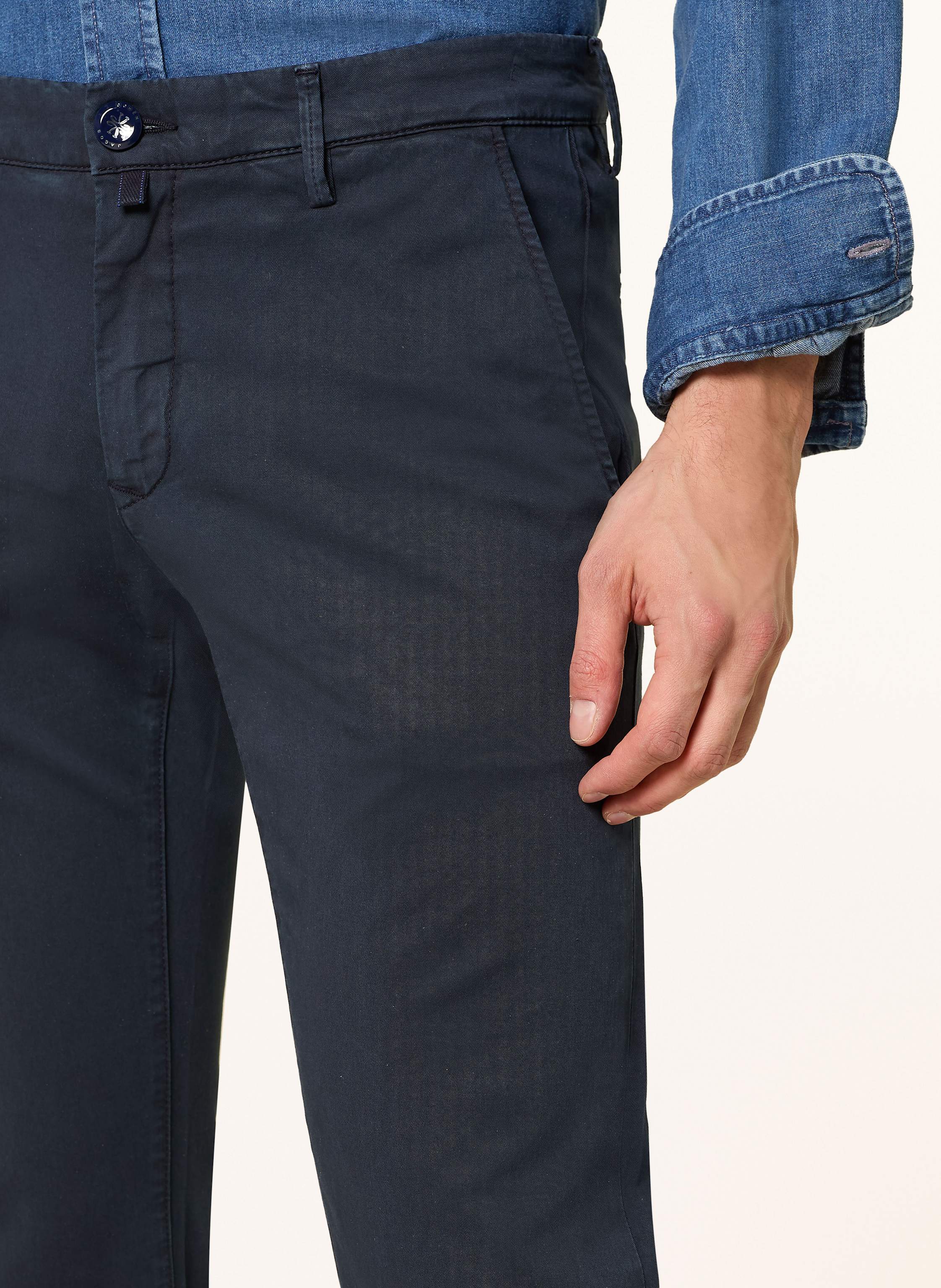 Thumbnail - Jacob Cohen Chino Bobby Slim Fit blau