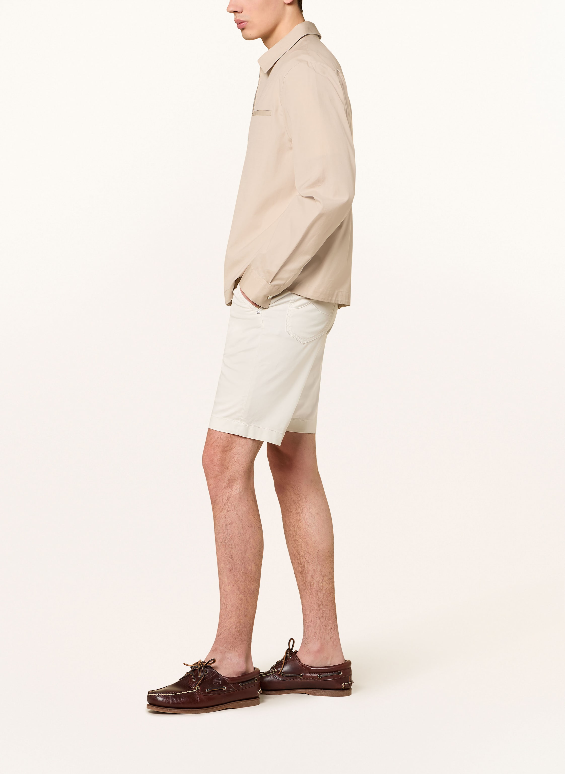 Thumbnail - Jacob Cohen Shorts Lou Slim Fit weiss