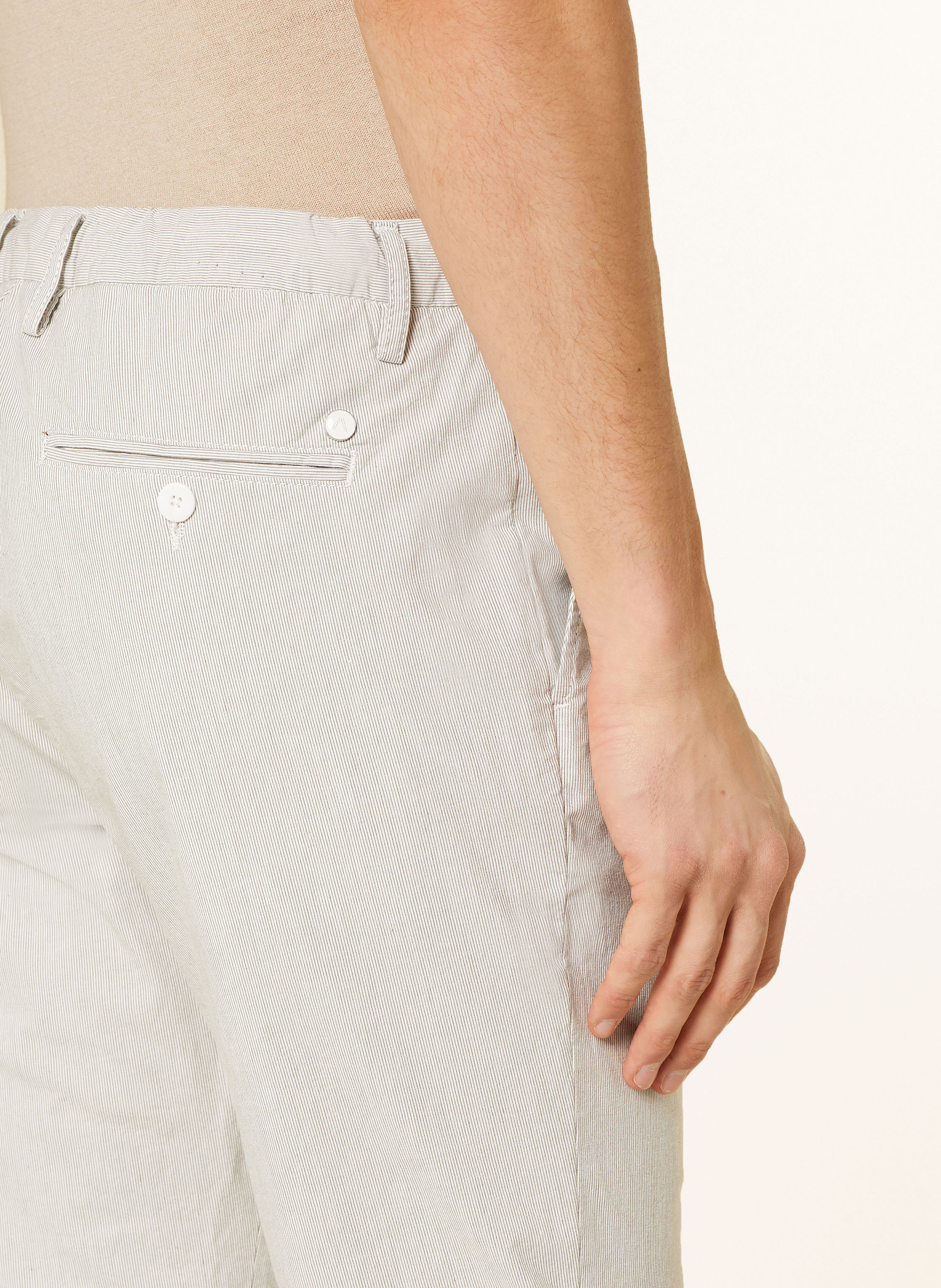 Thumbnail - Alberto Chino Jump Im Jogging-Stil Slim Fit weiss