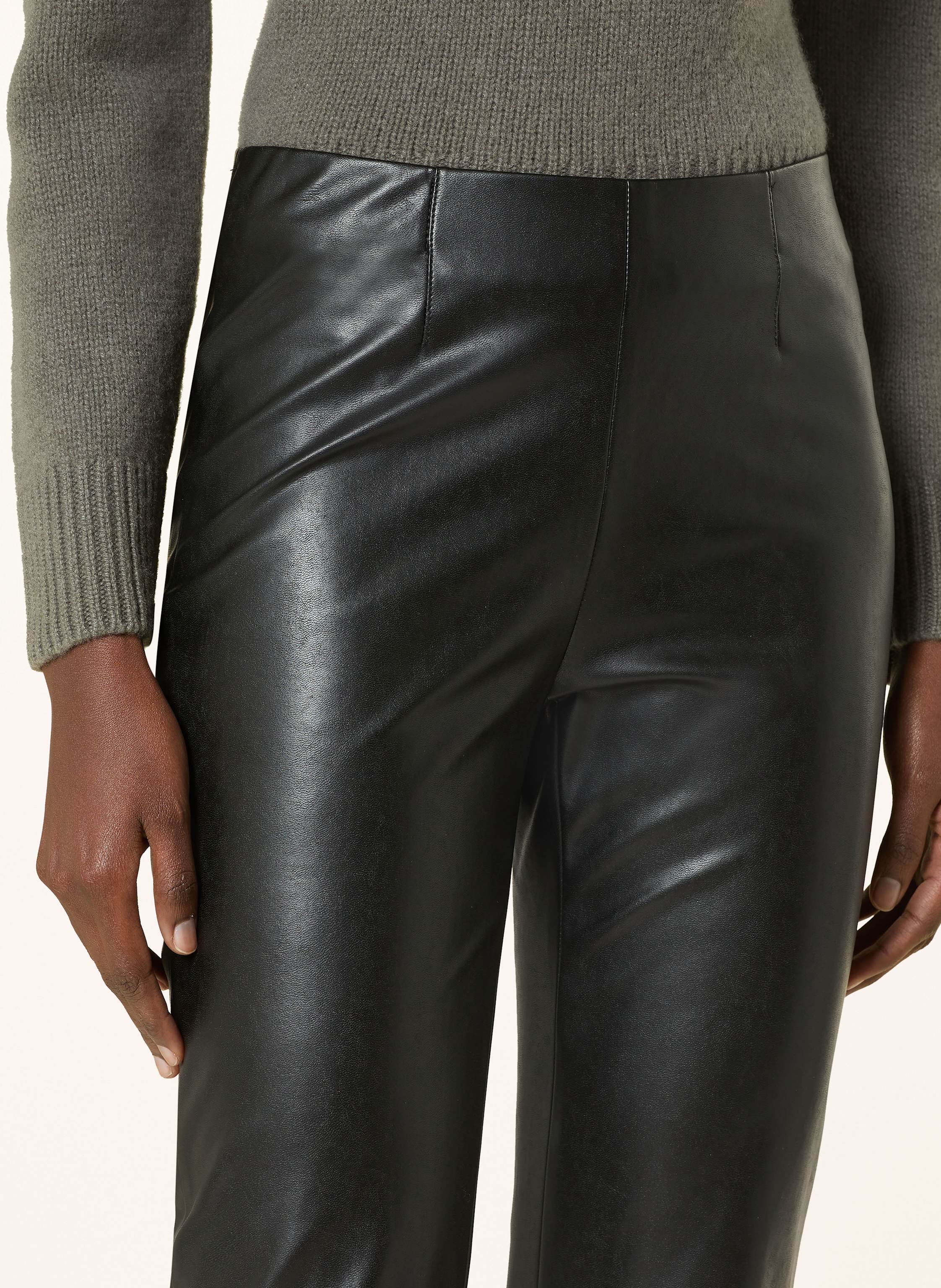 Thumbnail - Seductive 7/8-Leggings Cindy In Lederoptik schwarz