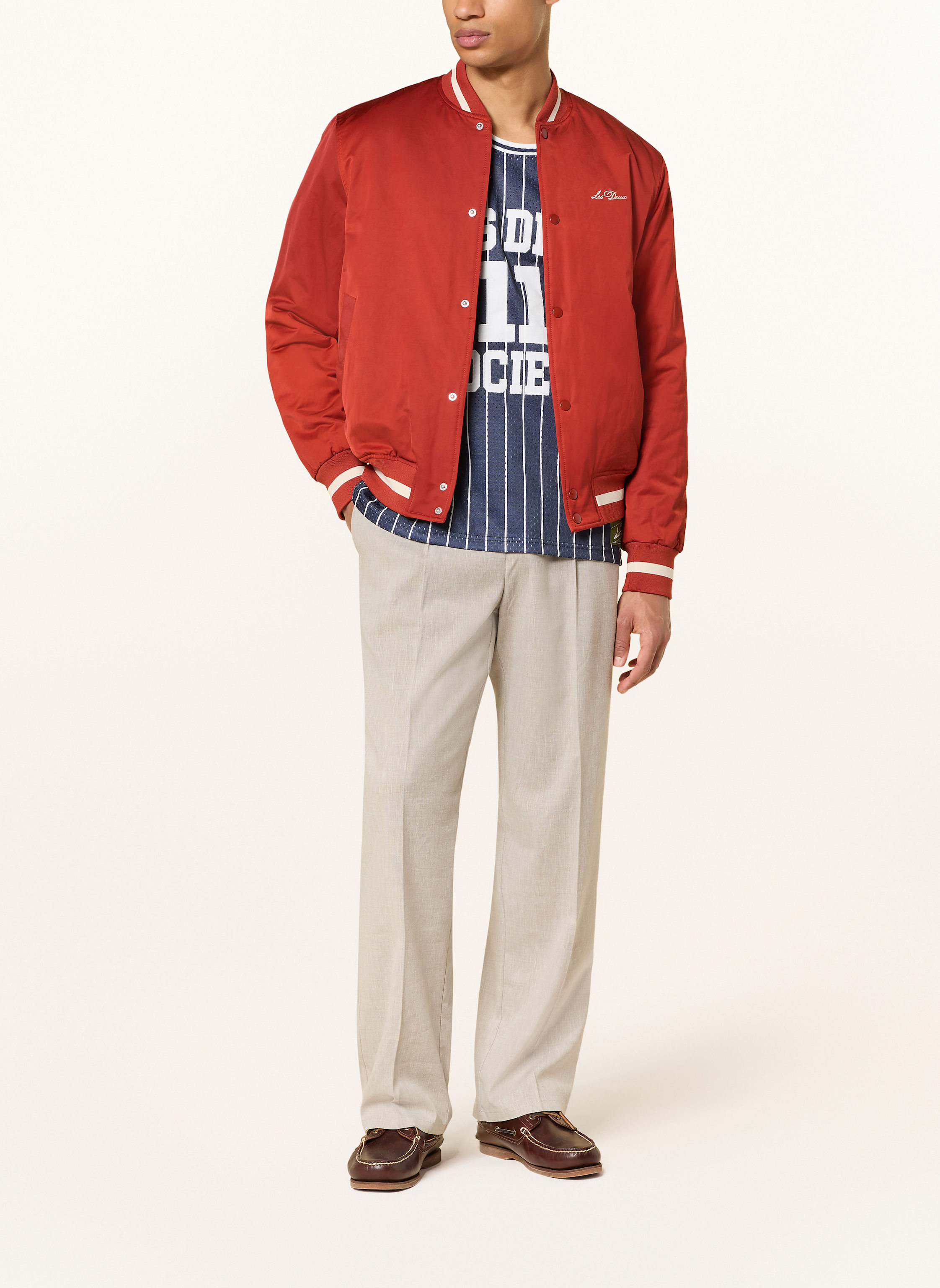 Thumbnail - Les Deux Tanktop Silas Aus Mesh blau