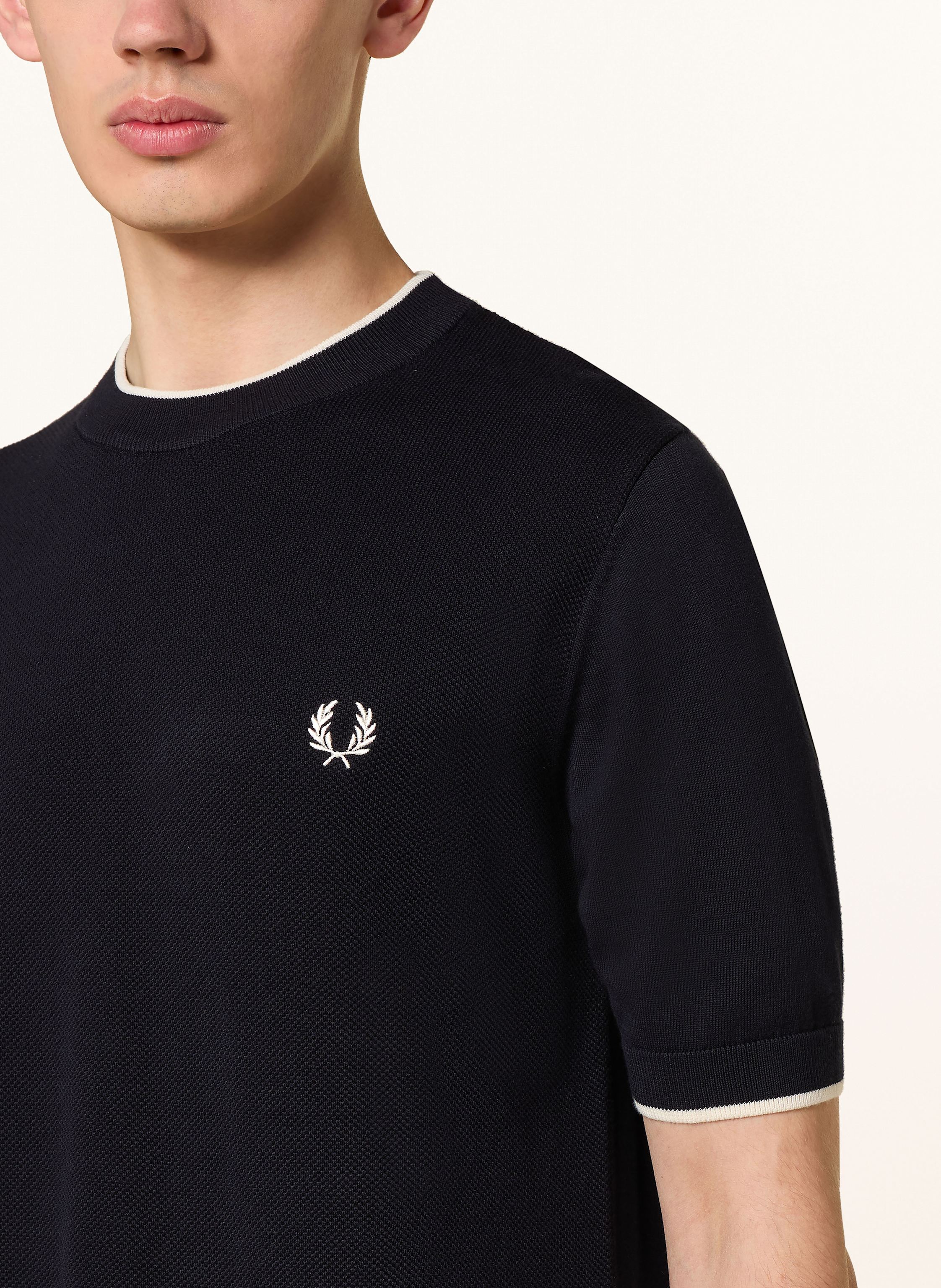 Thumbnail - Fred Perry Strickshirt blau