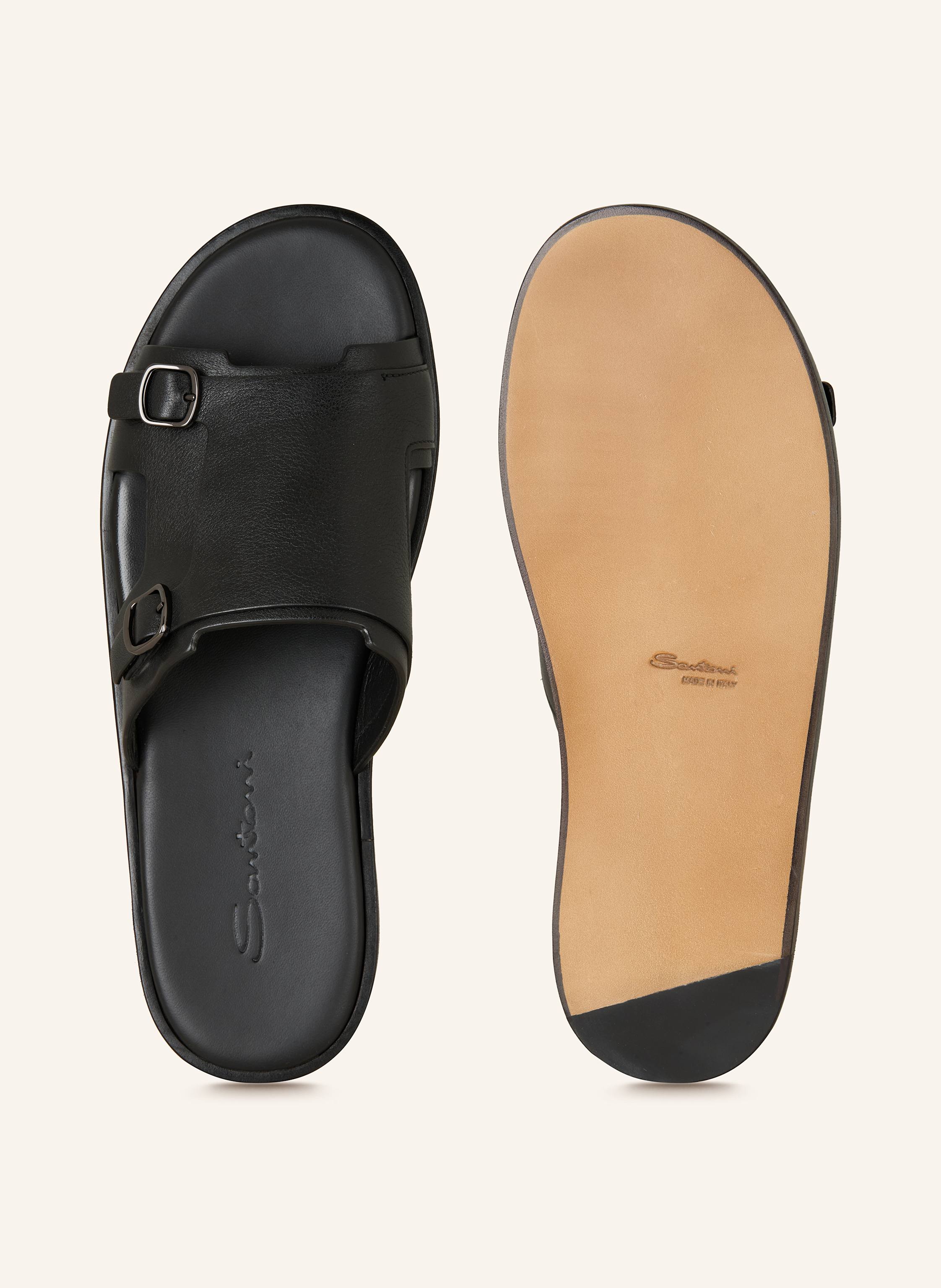 Thumbnail - Santoni Pantoletten schwarz