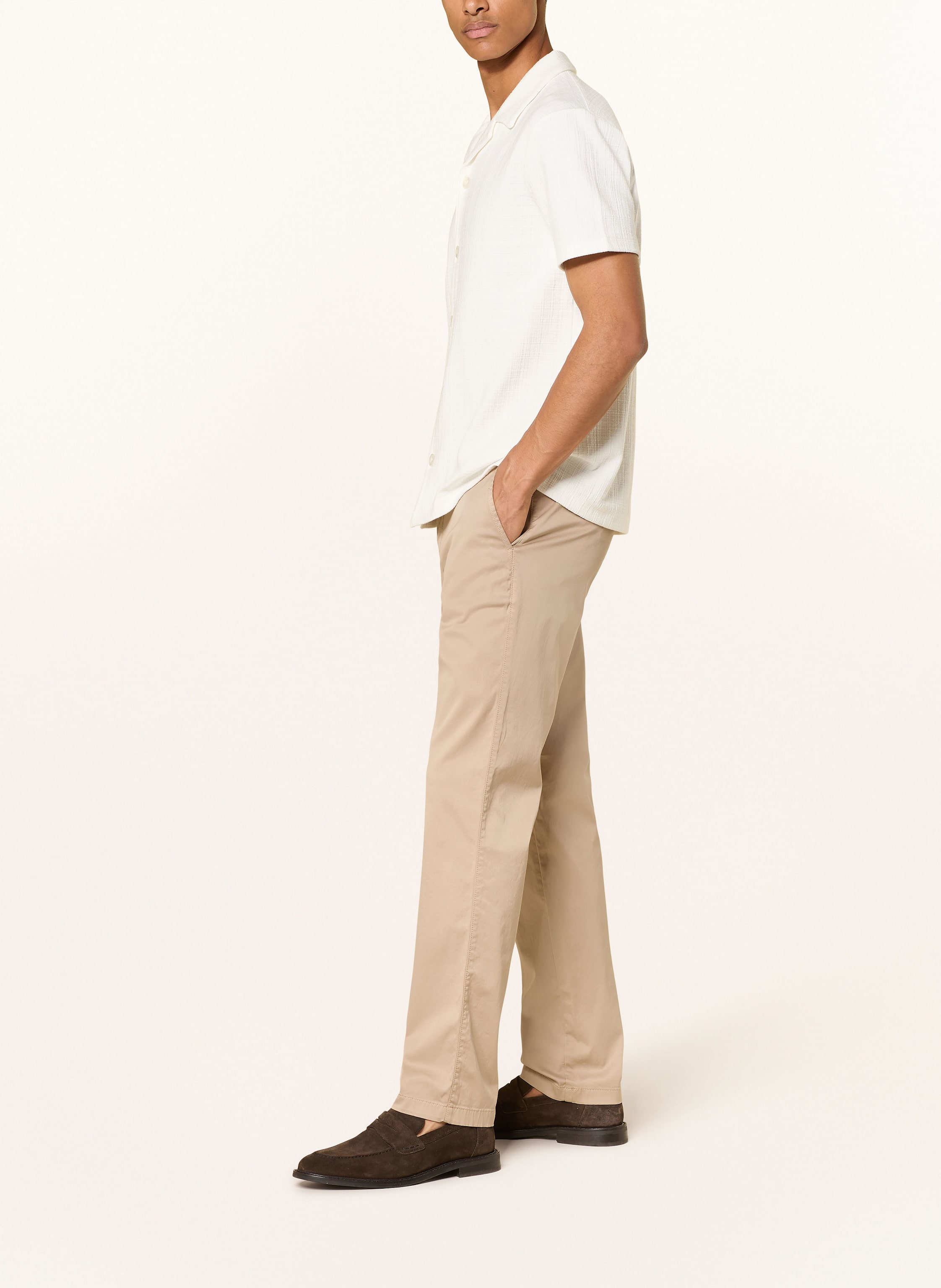 Thumbnail - Hiltl Chino Pamo Regular Fit beige