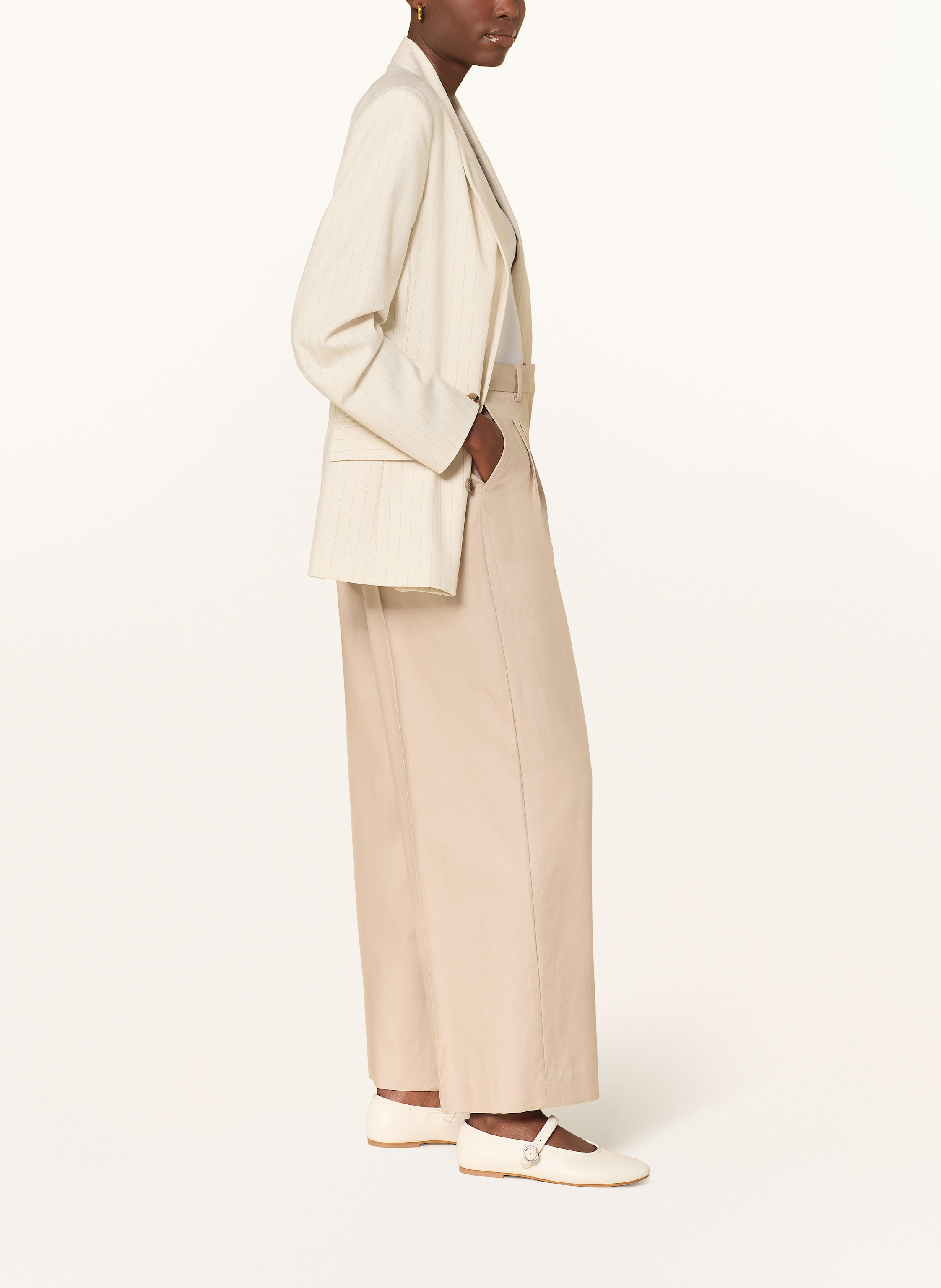 Thumbnail - Selected Femme Marlenehose beige