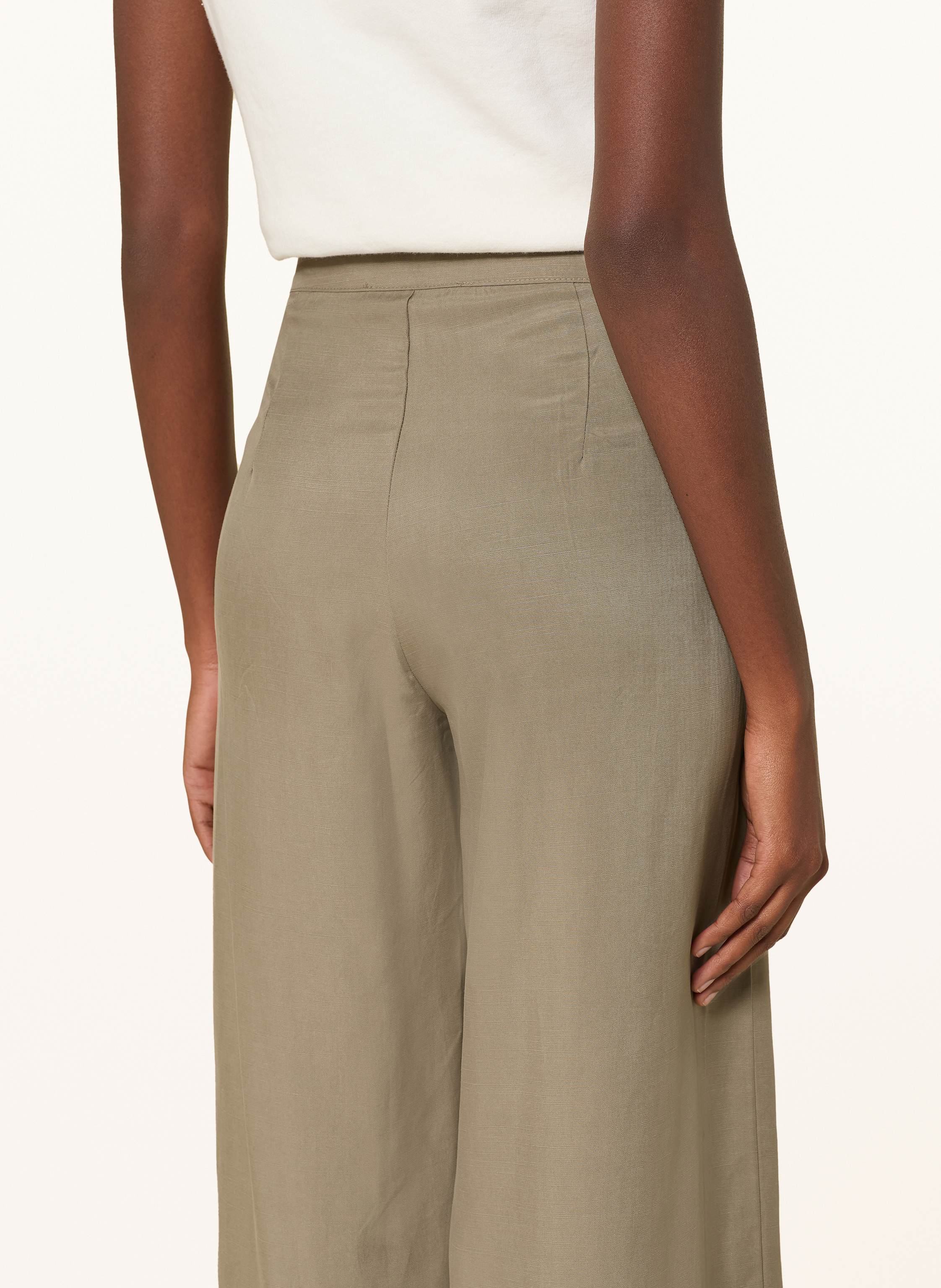 Thumbnail - Selected Femme Marlenehose gruen