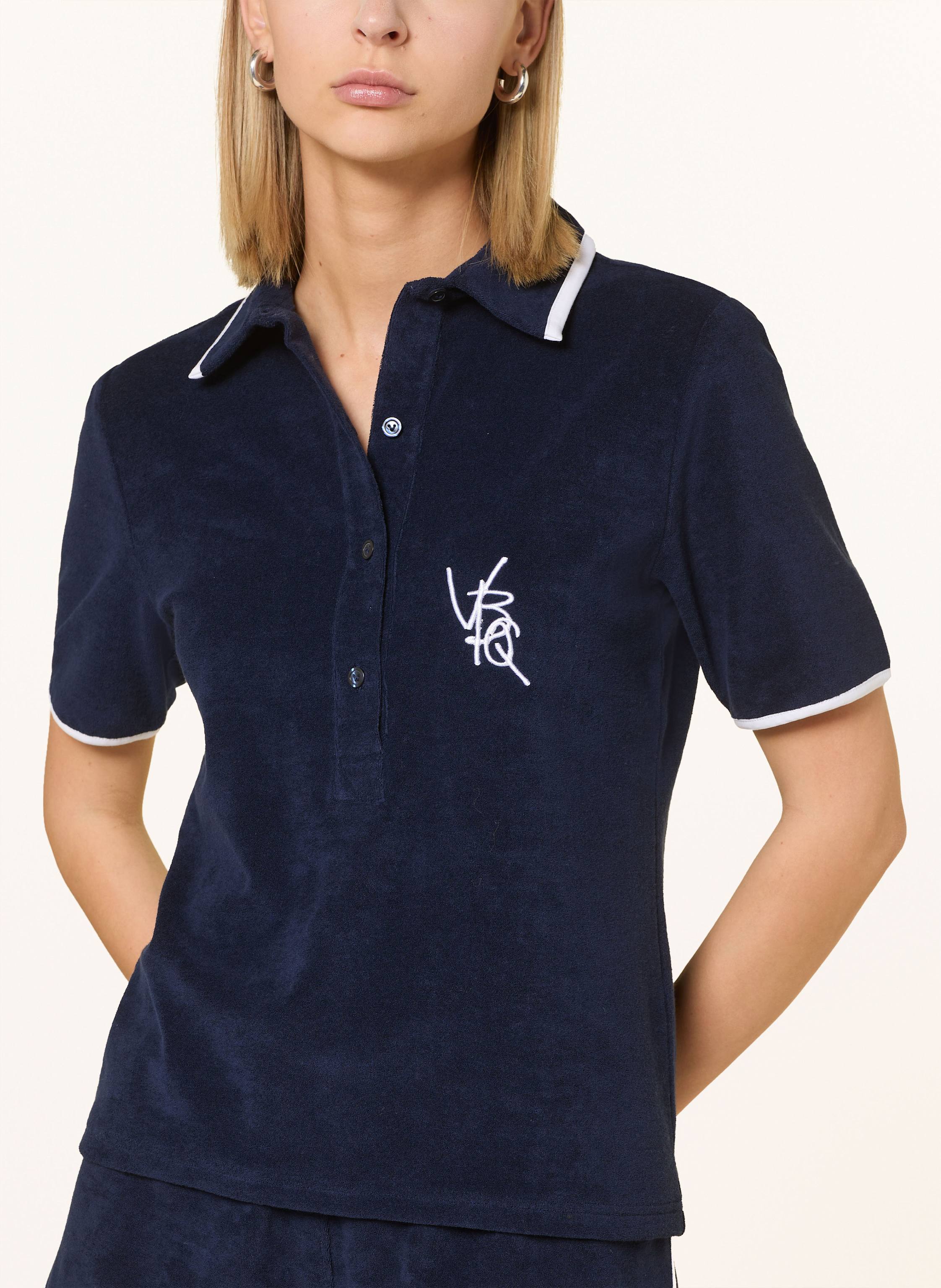 Thumbnail - Vilebrequin Frottee-Poloshirt Lizea blau