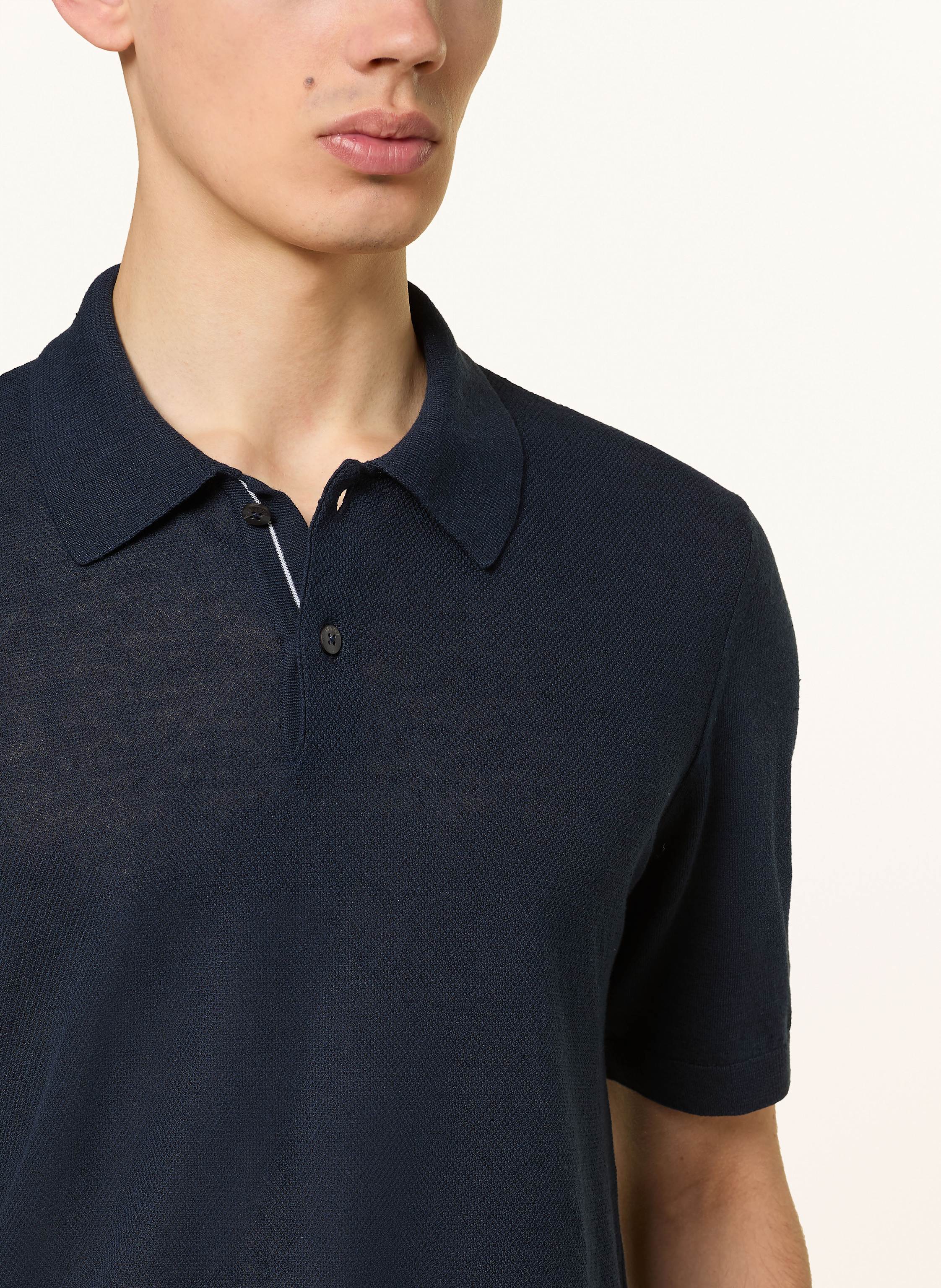 Thumbnail - Maerz Muenchen Piqué-Poloshirt Mit Leinen blau