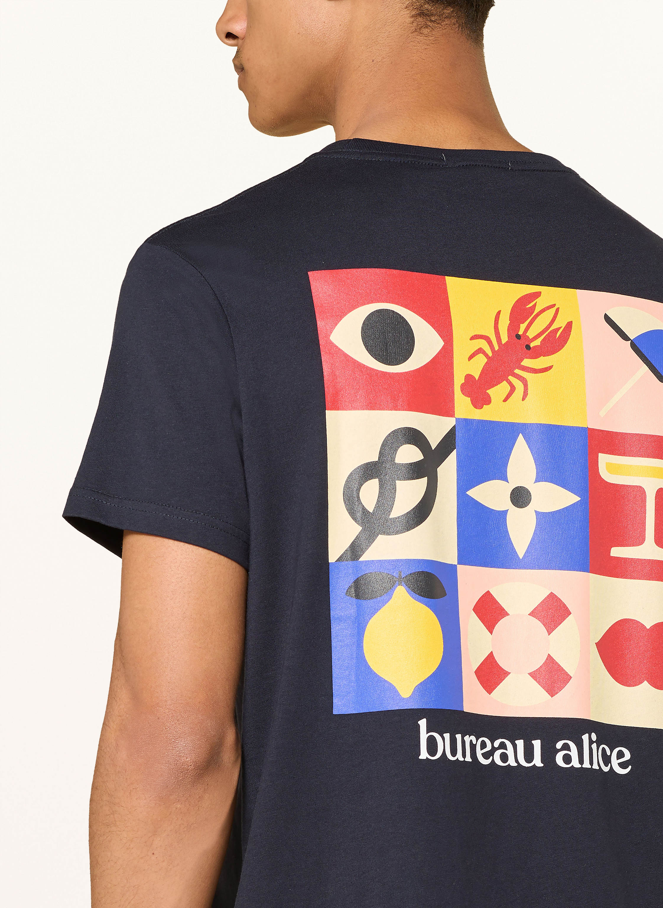 Thumbnail - Arrels Barcelona T-Shirt Blue Joie De Vivre × Alice Hoffmann blau