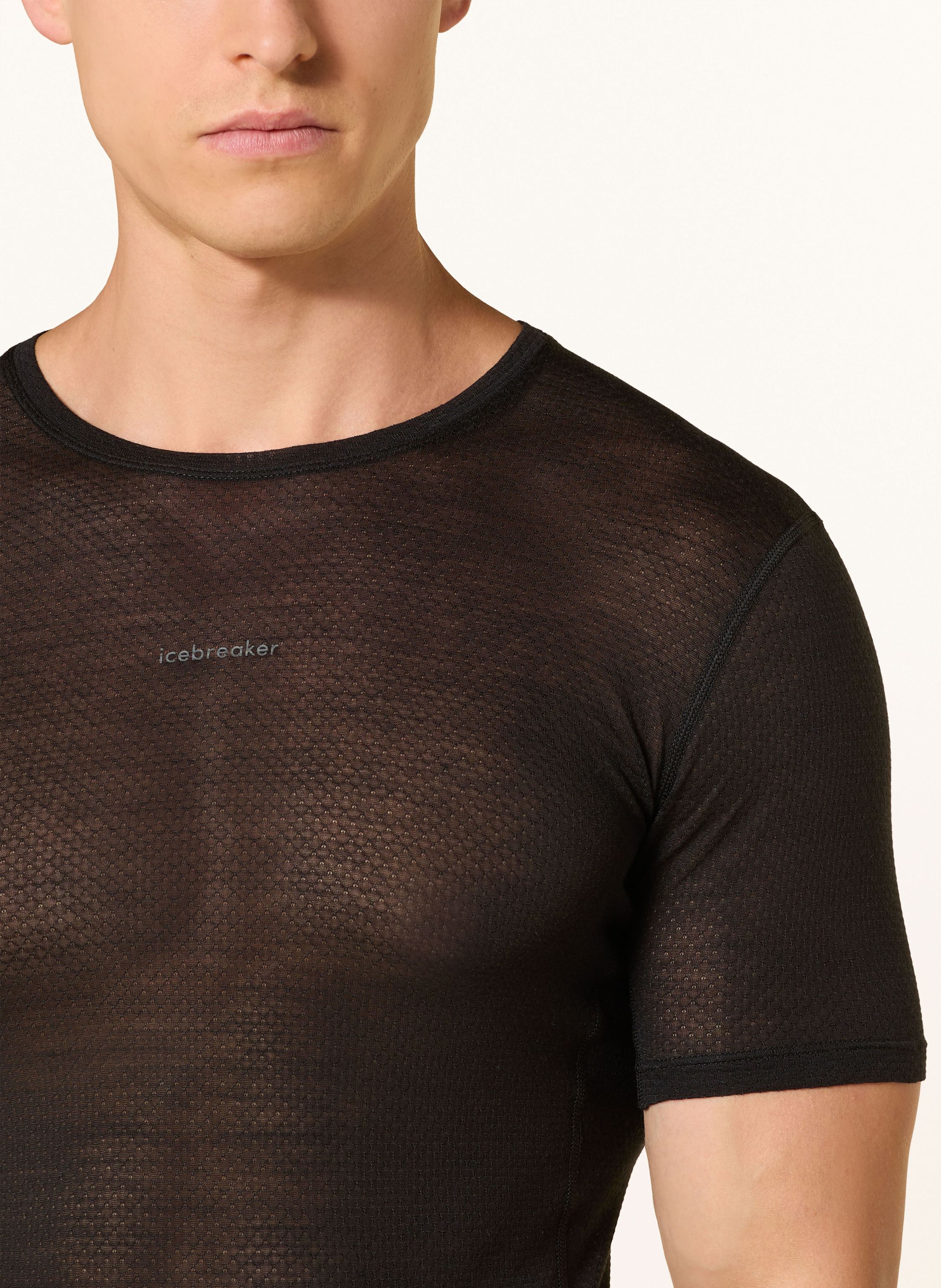 Thumbnail - Icebreaker T-Shirt Merinomix 75 Cool-Lite™ schwarz