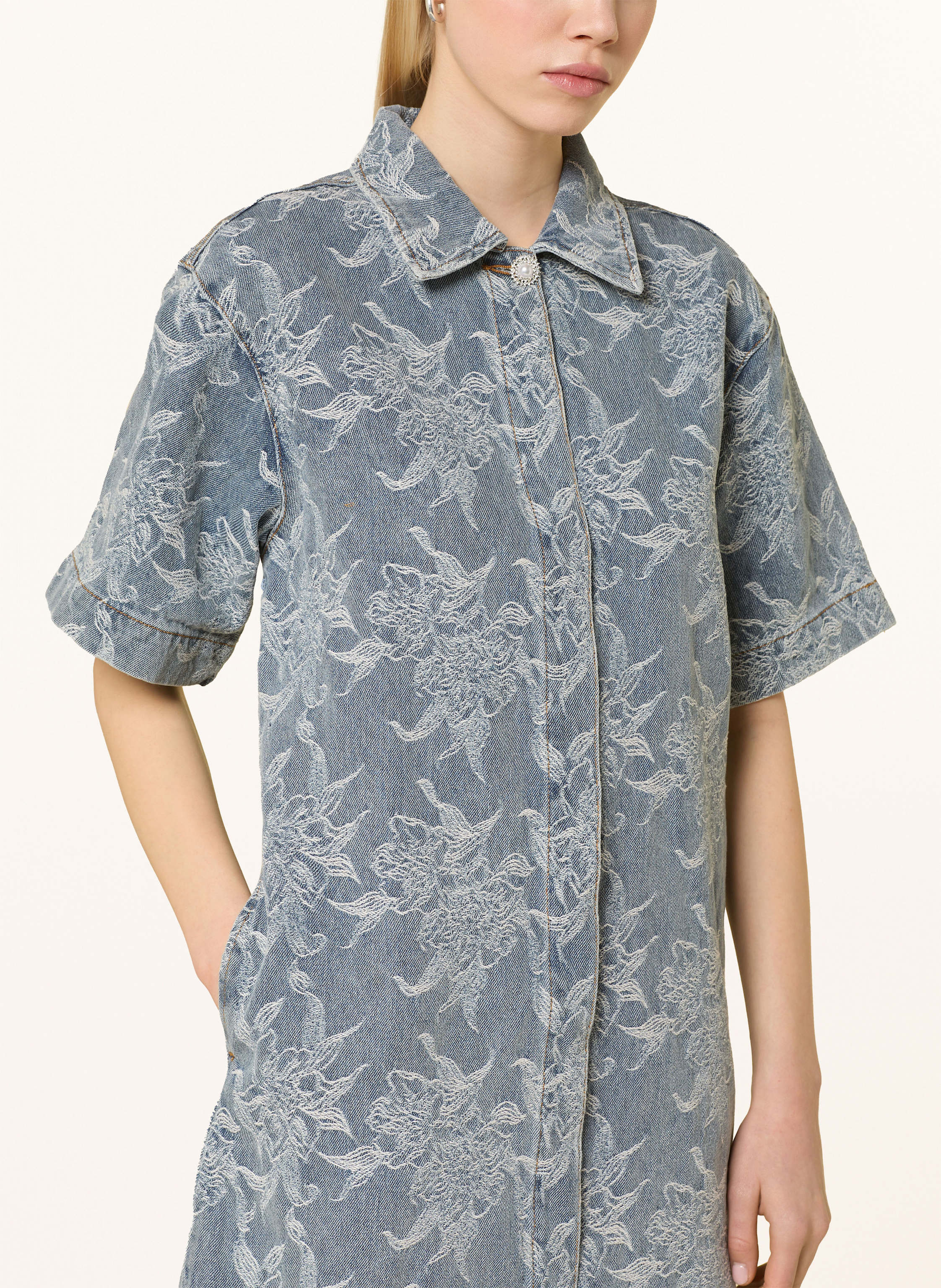 Thumbnail - Y.A.S. Jeanskleid blau