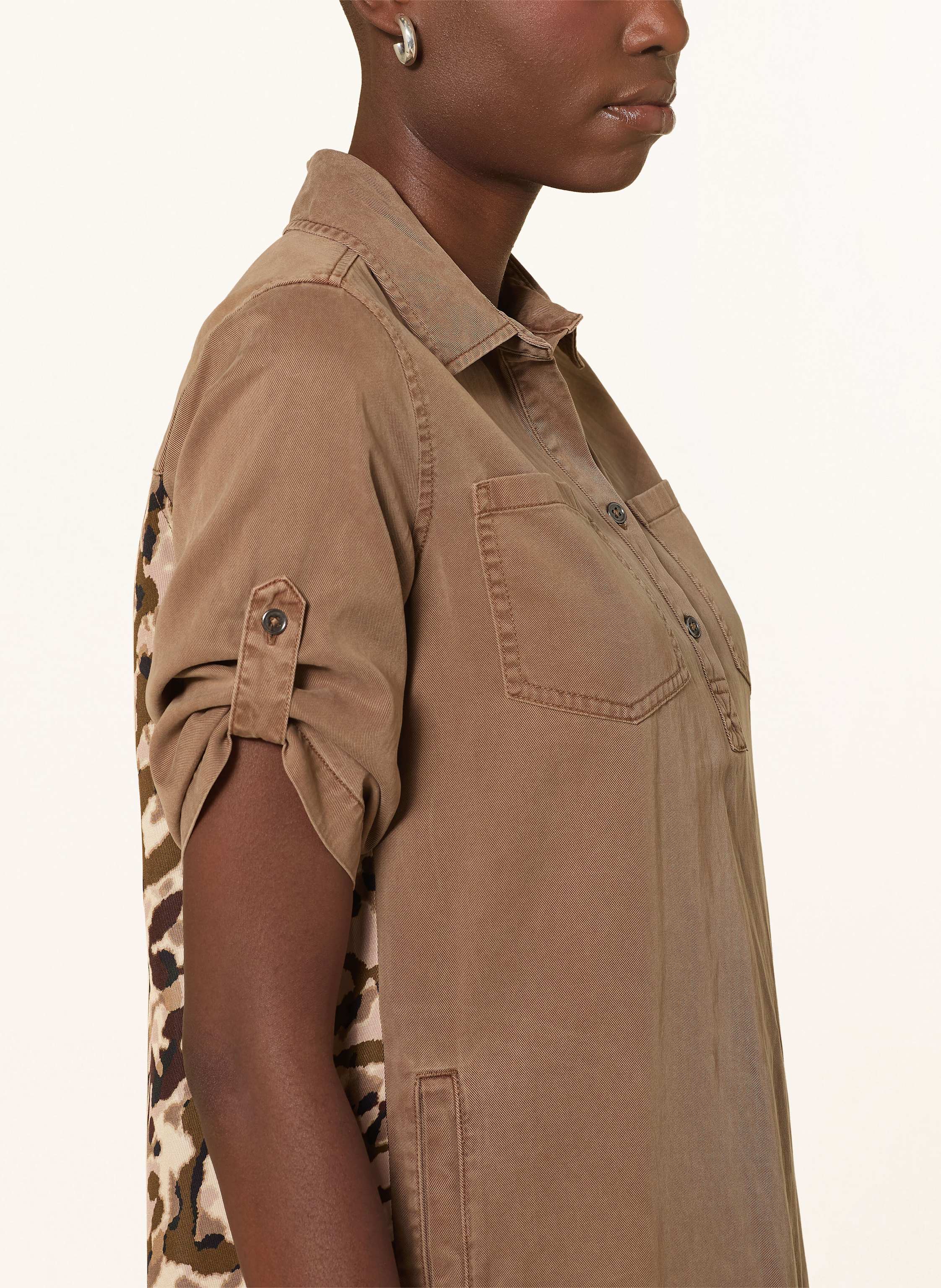 Thumbnail - Catnoir Hemdblusenkleid beige