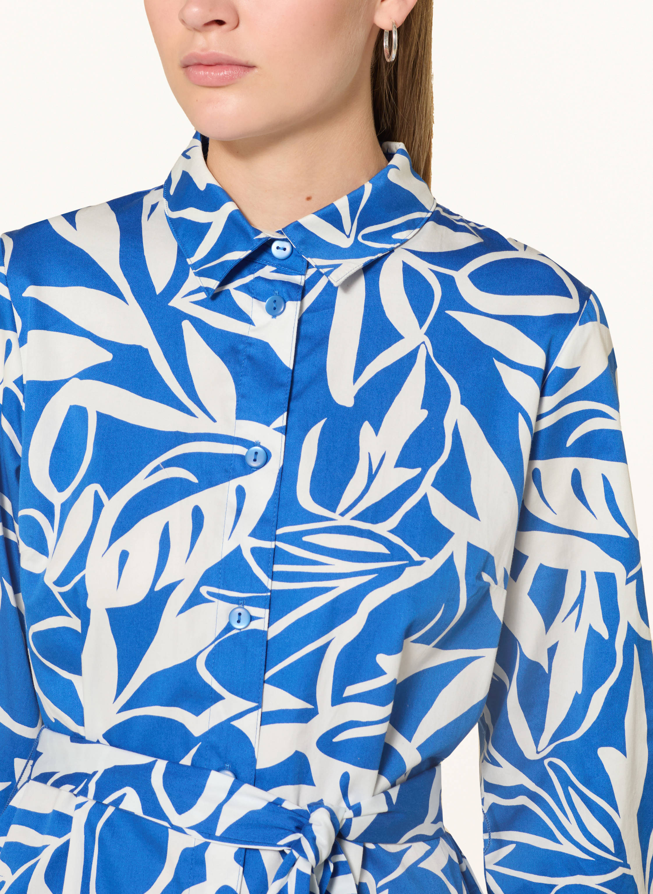 Thumbnail - Betty Barclay Hemdblusenkleid Mit 3/4-Arm blau