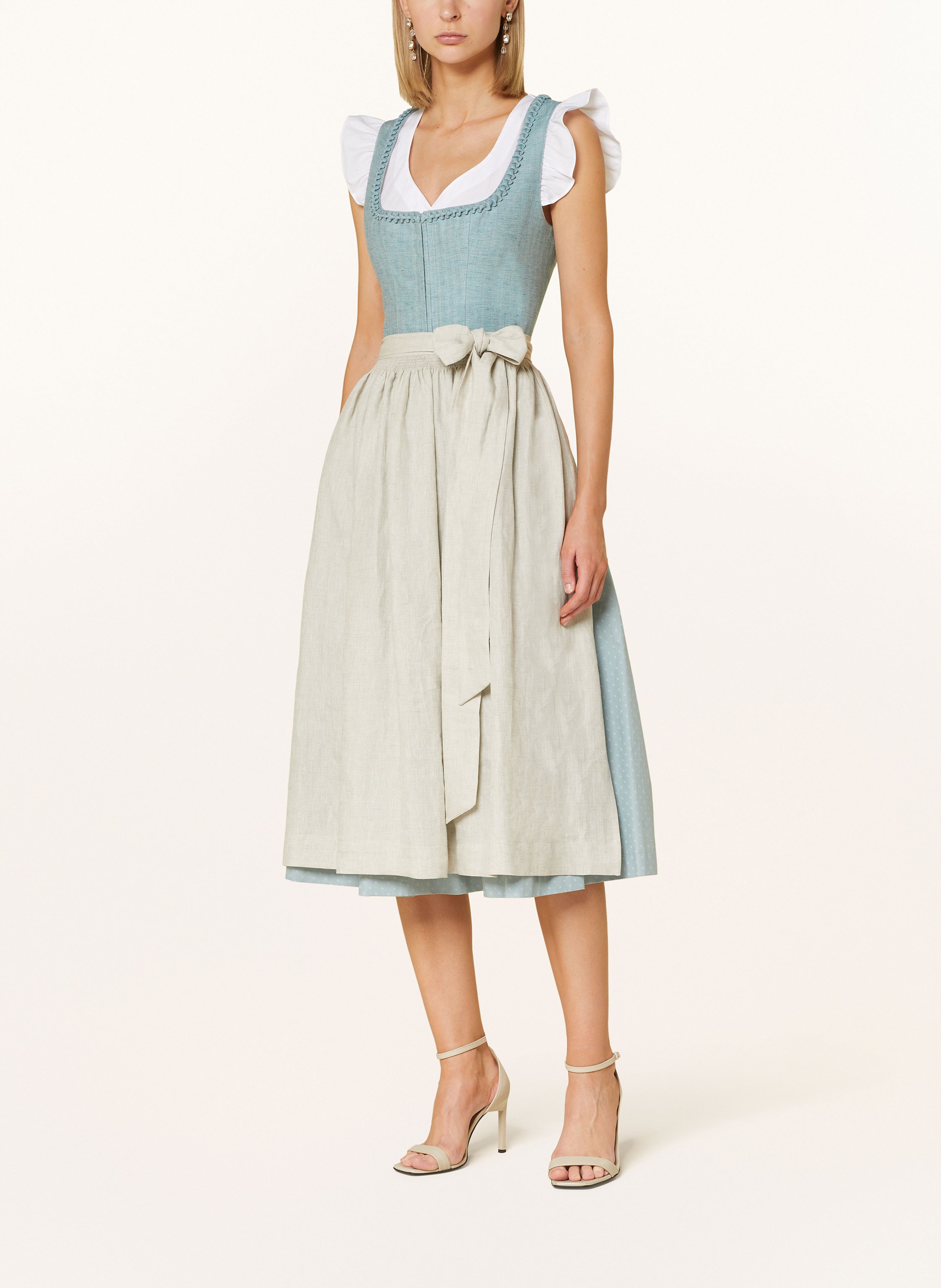 Thumbnail - Waldorff Dirndlbluse Mit Volants weiss