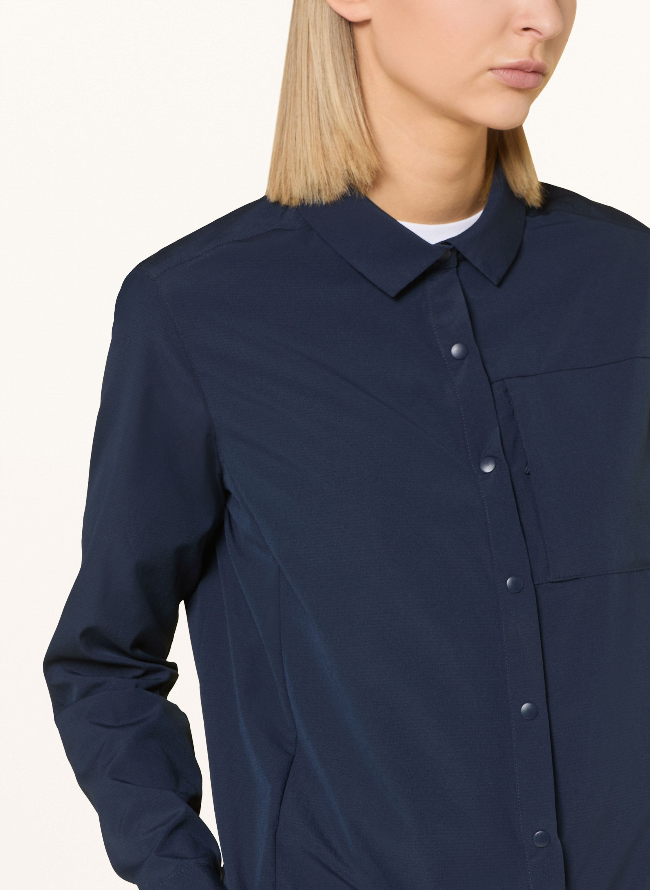 Thumbnail - Odlo Outdoor-Bluse Essential blau