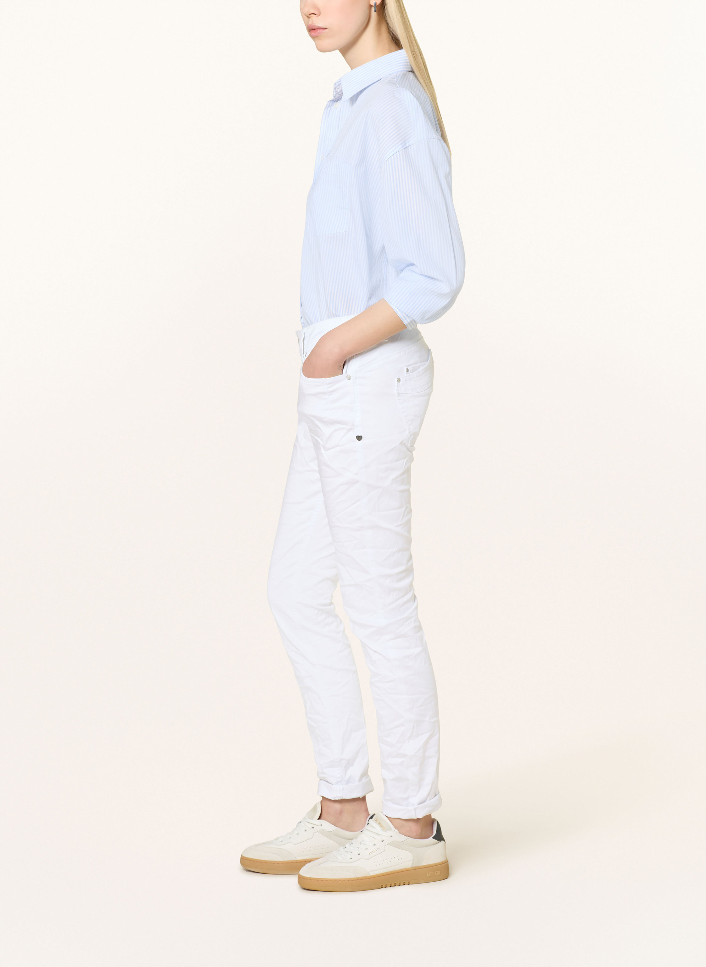 Thumbnail - Buena Vista Skinny Jeans Malibu weiss