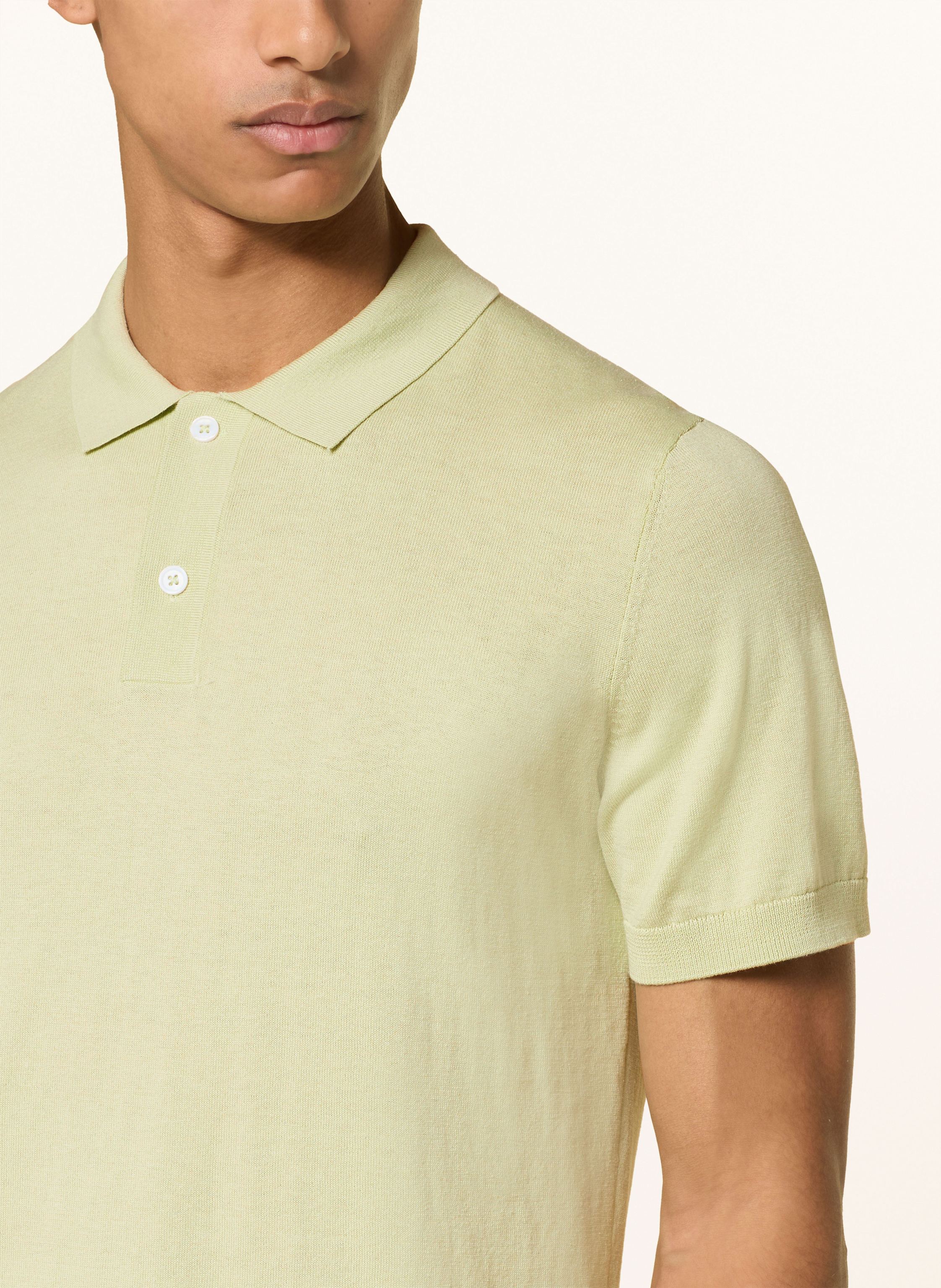 Thumbnail - Nowadays Strick-Poloshirt Mit Seide gruen