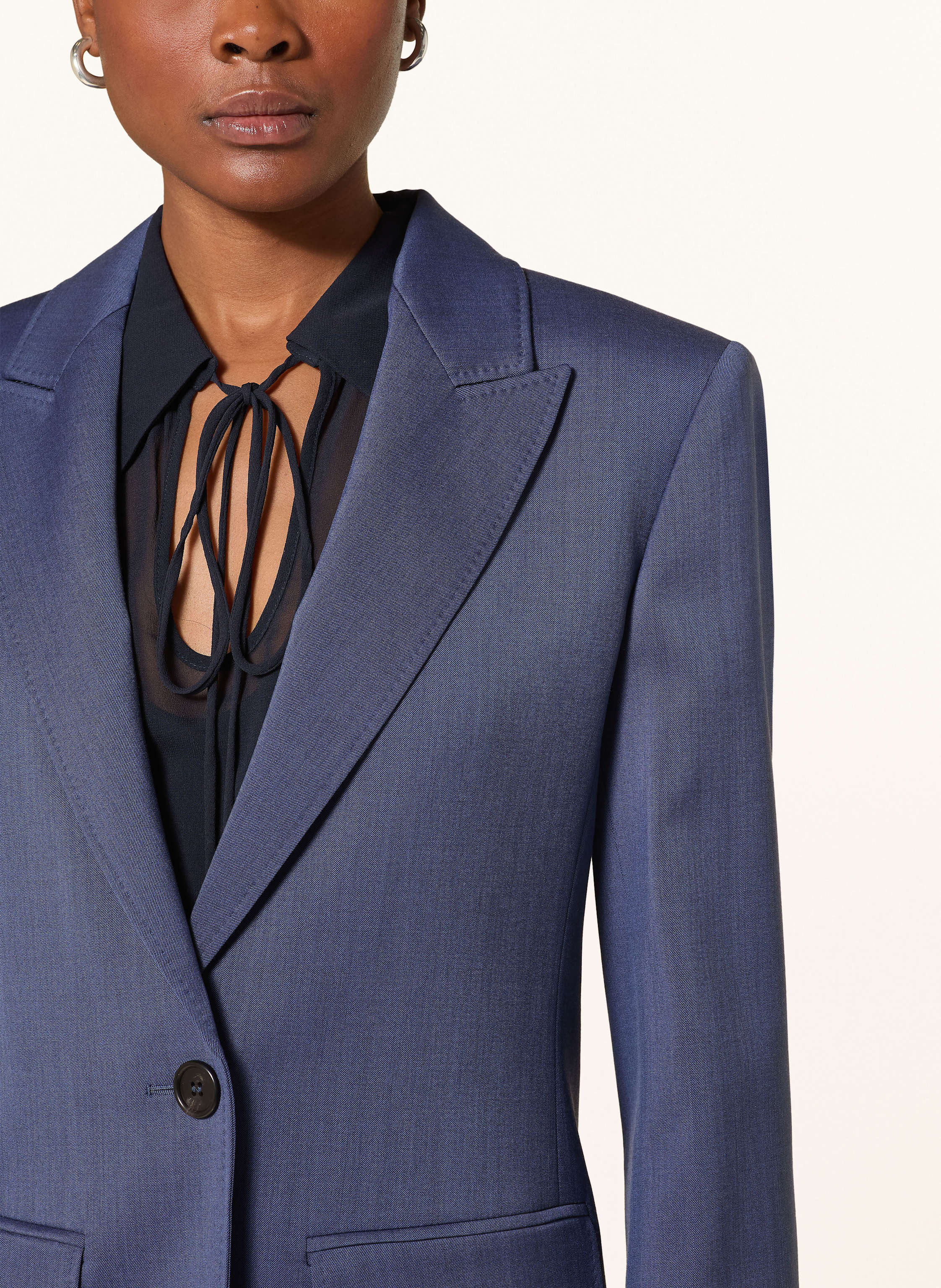 Thumbnail - Max Mara Studio Blazer Farad blau