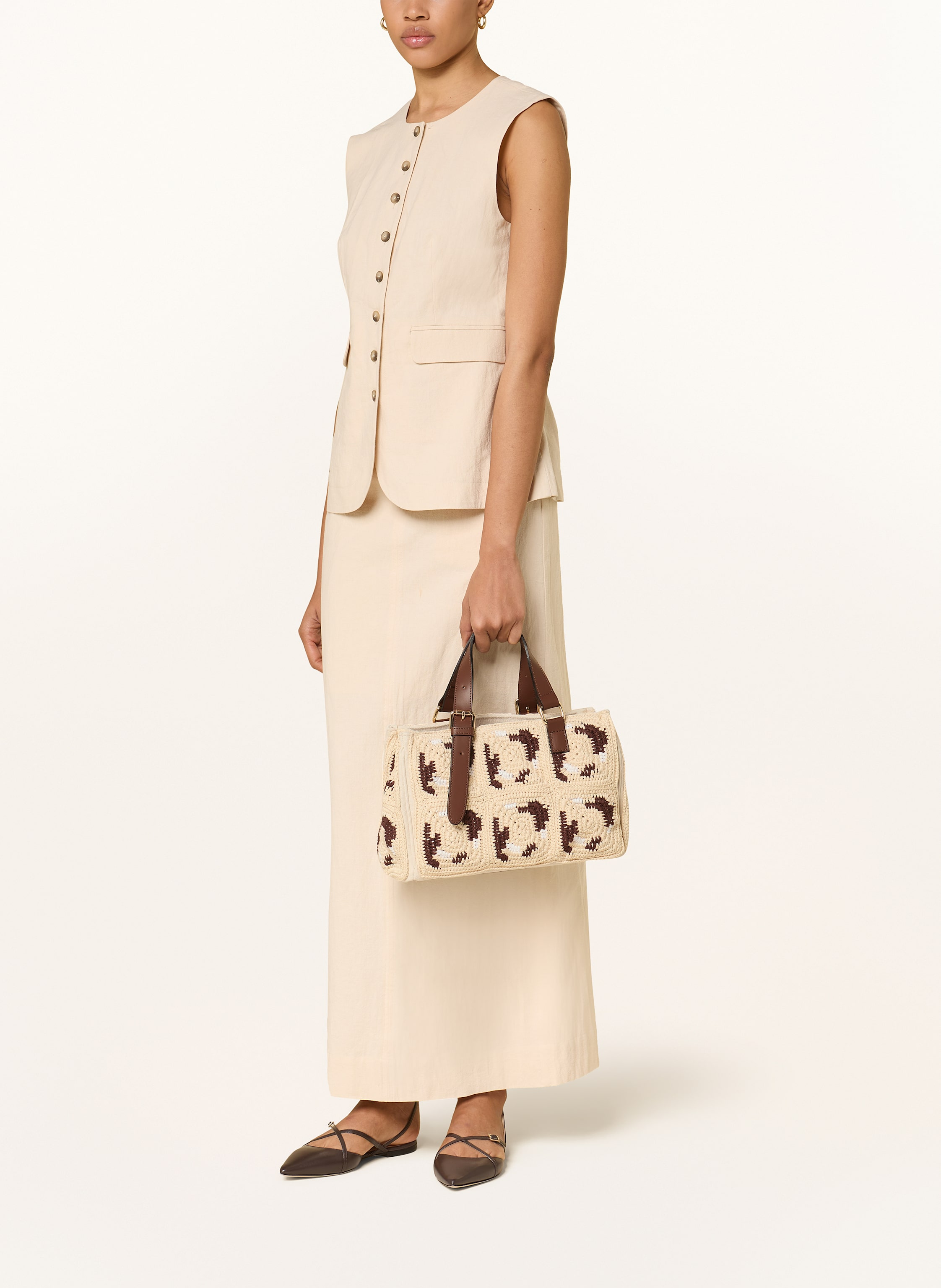 Thumbnail - Viamailbag Handtasche Funny beige