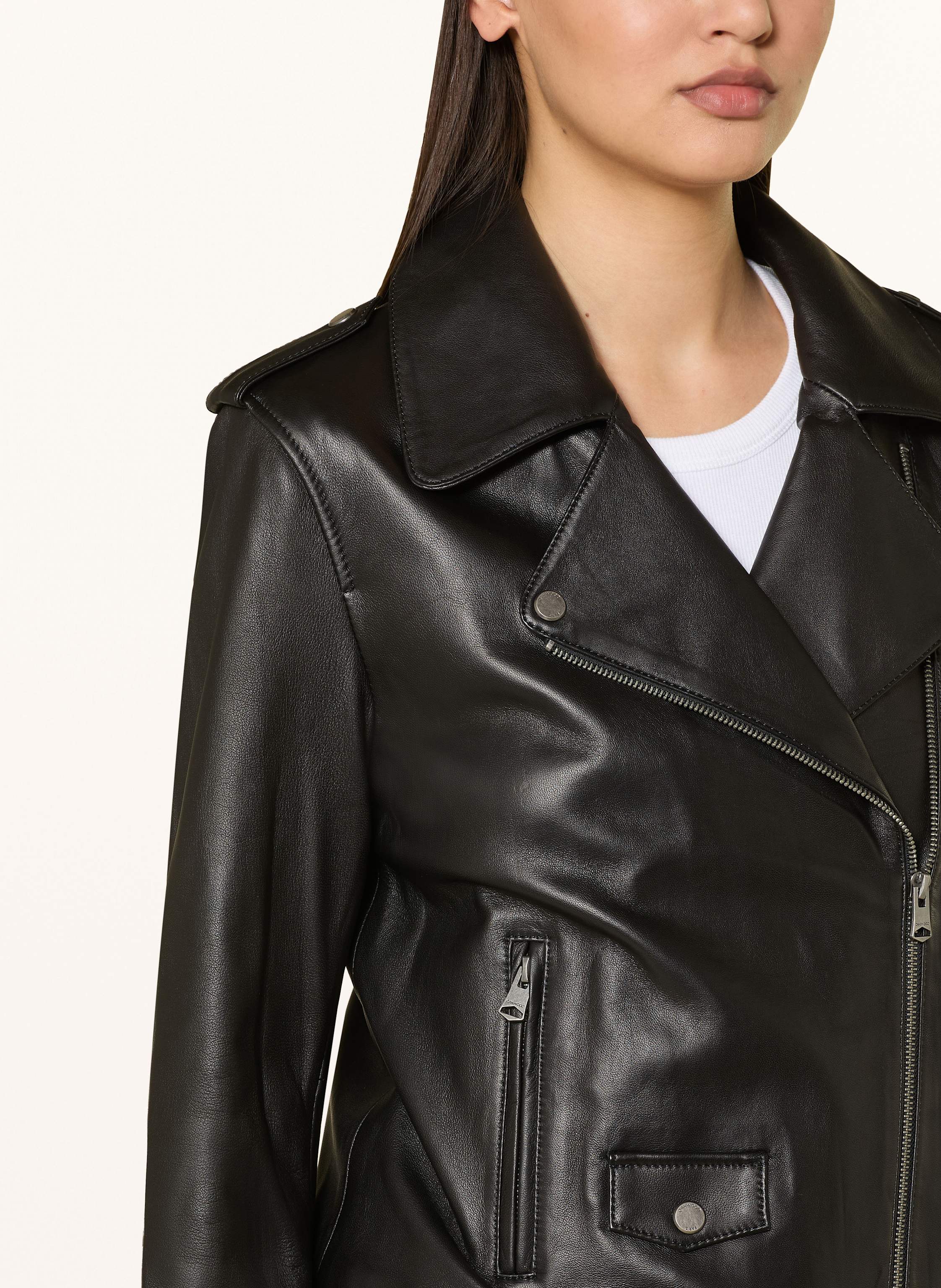 Thumbnail - Oakwood Lederjacke Loula schwarz