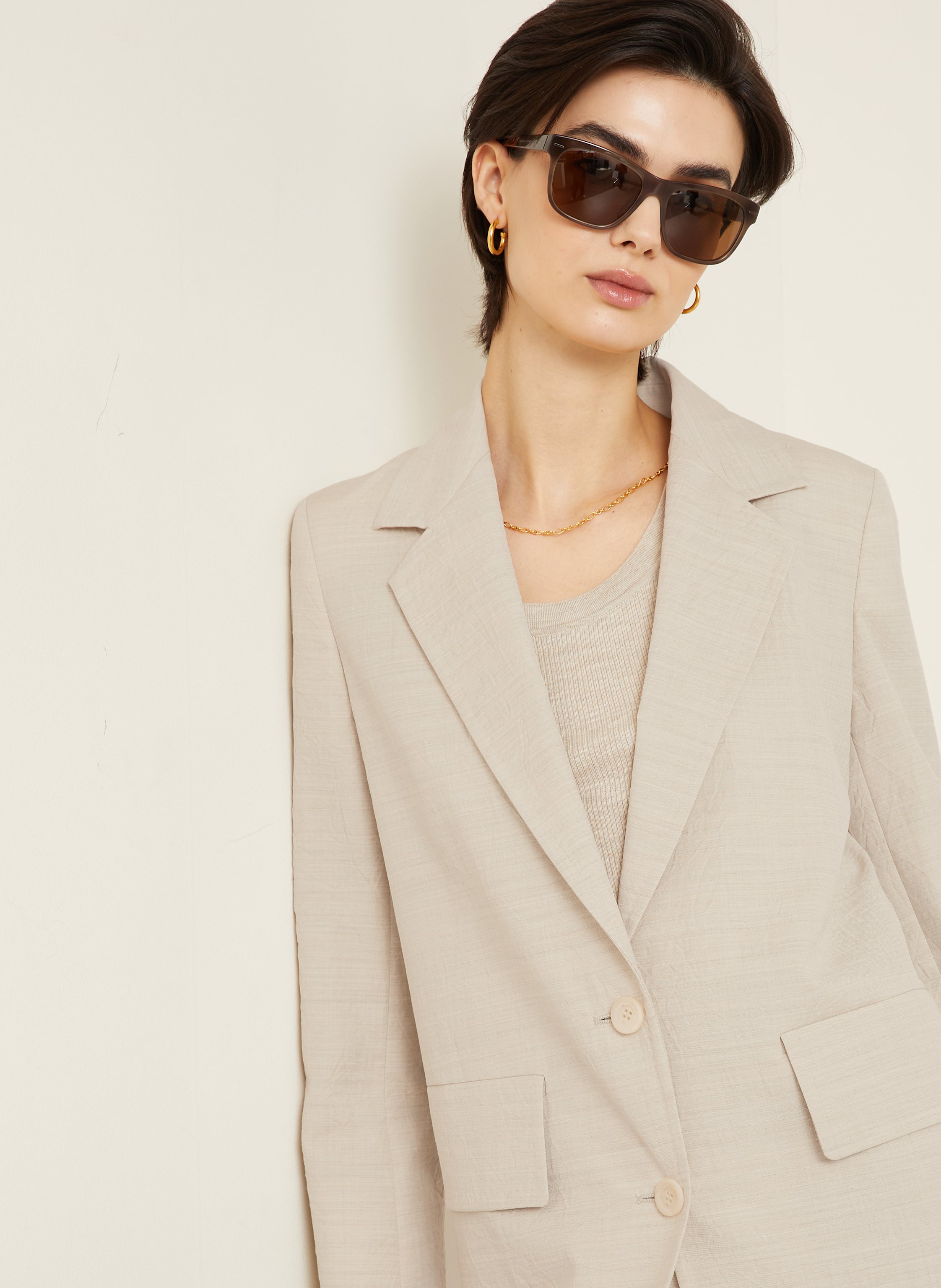 Thumbnail - Max Mara Blazer acacia1234 beige