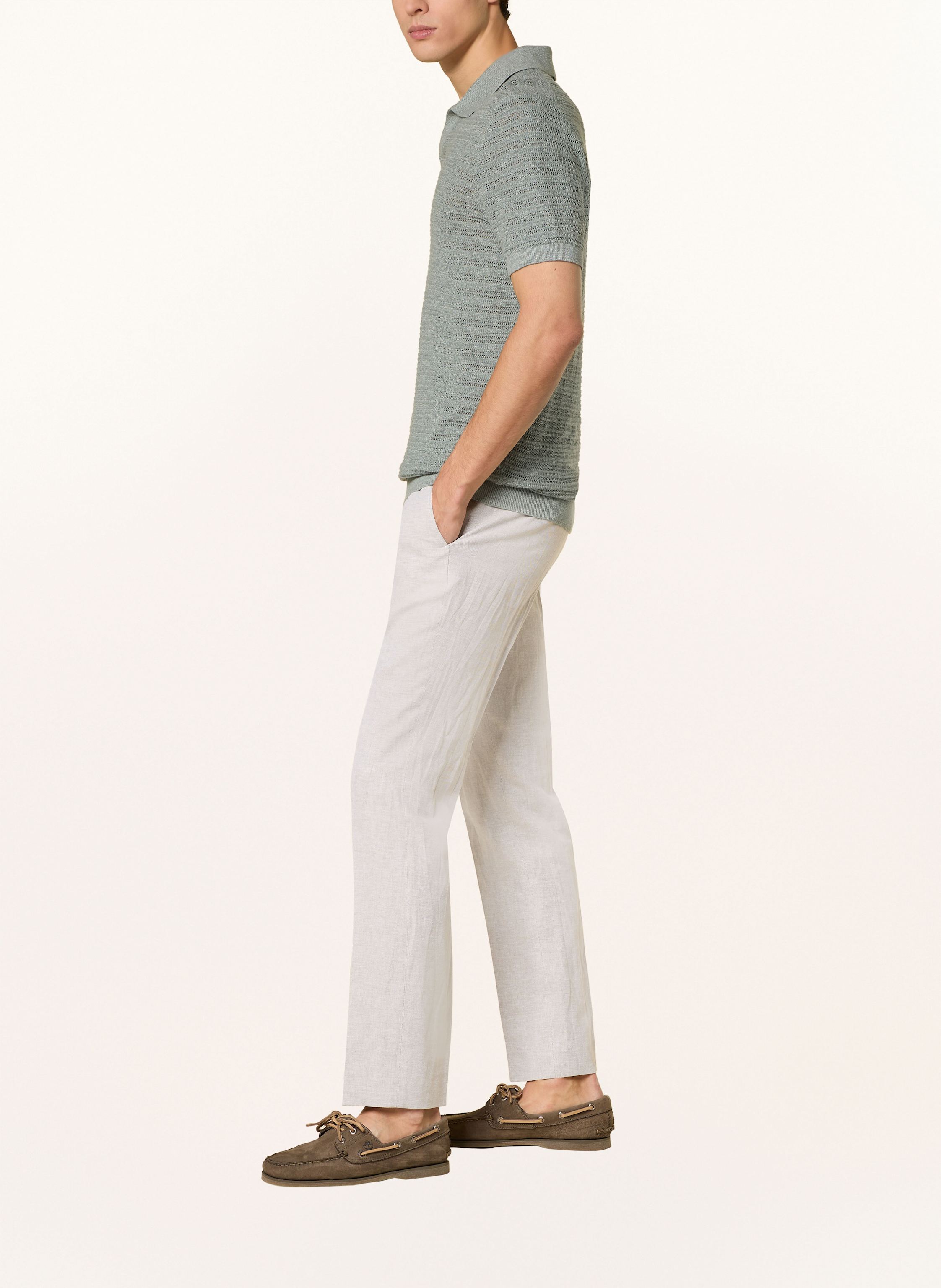 Thumbnail - Sand Copenhagen Anzughose Slim Fit Mit Leinen gruen