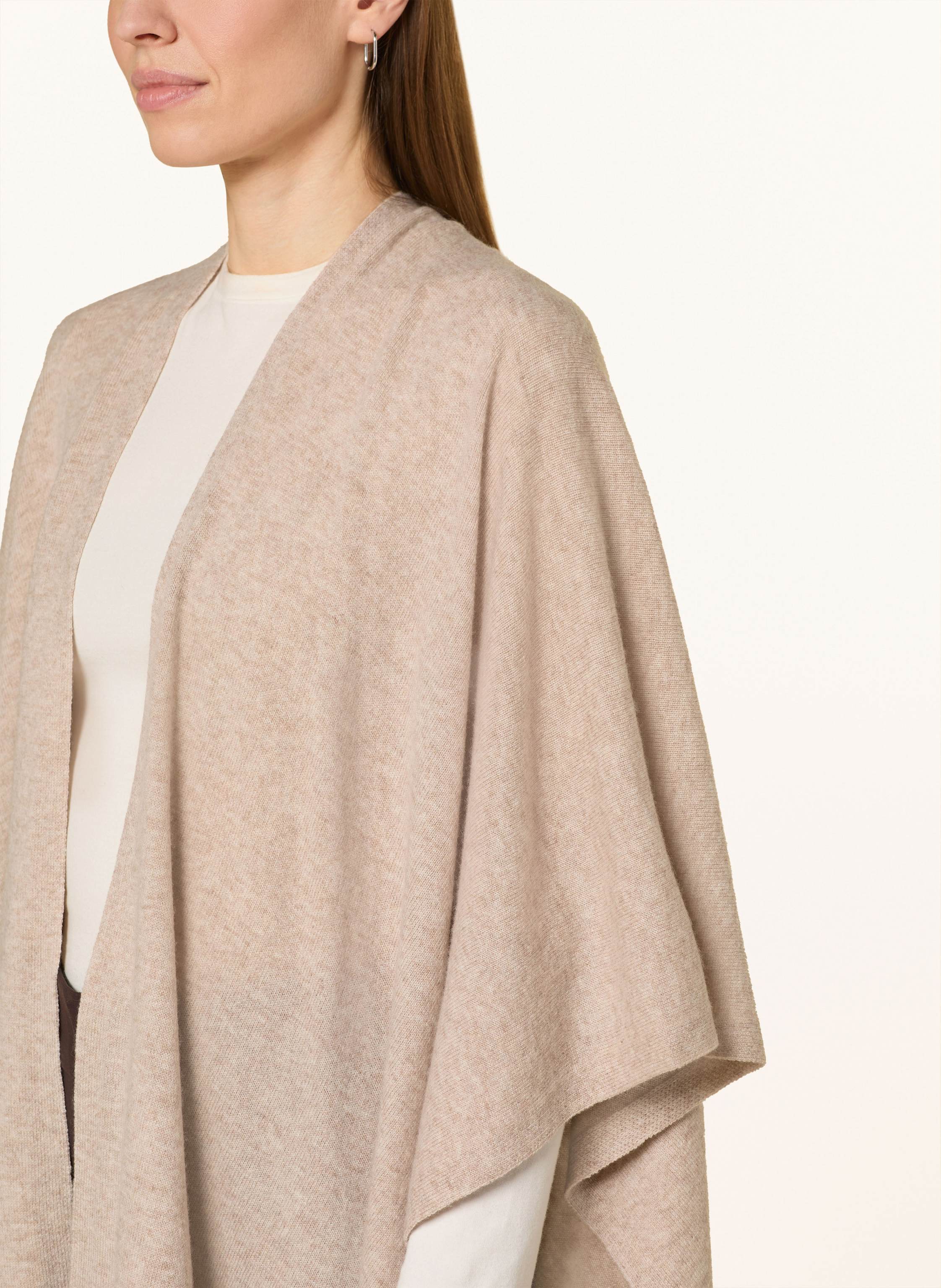 Thumbnail - Darling Harbour Cashmere-Cape beige